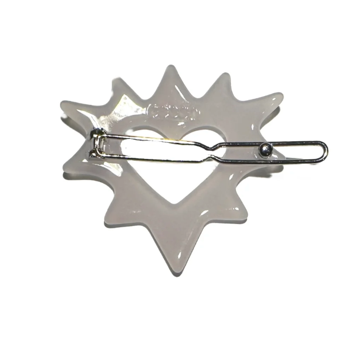 Spiked Heart Clip