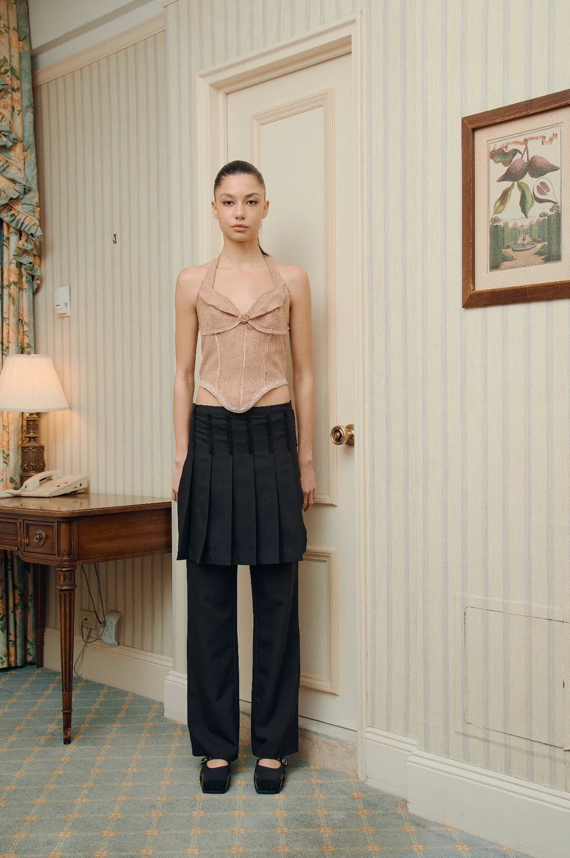 Say it Skirt Pants in Black