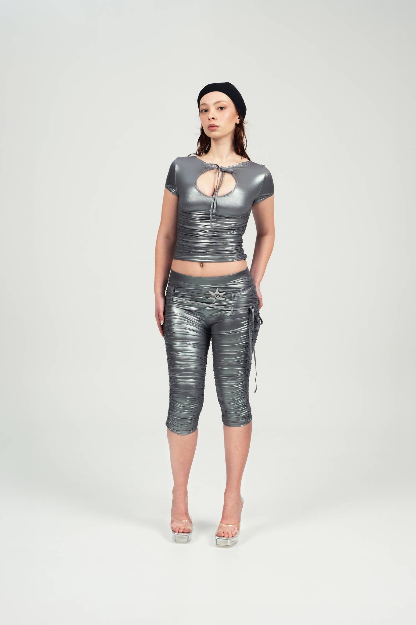 Antonia Metallic Capris
