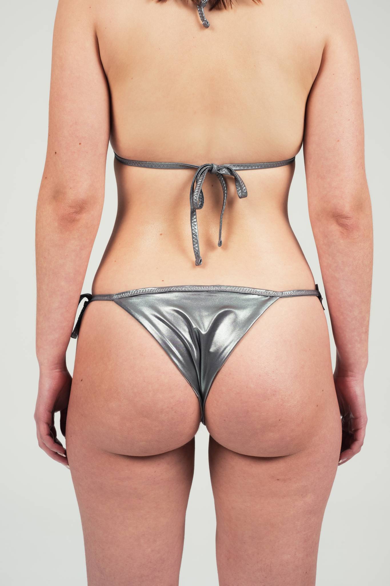 Stella Bikini Top Metallic