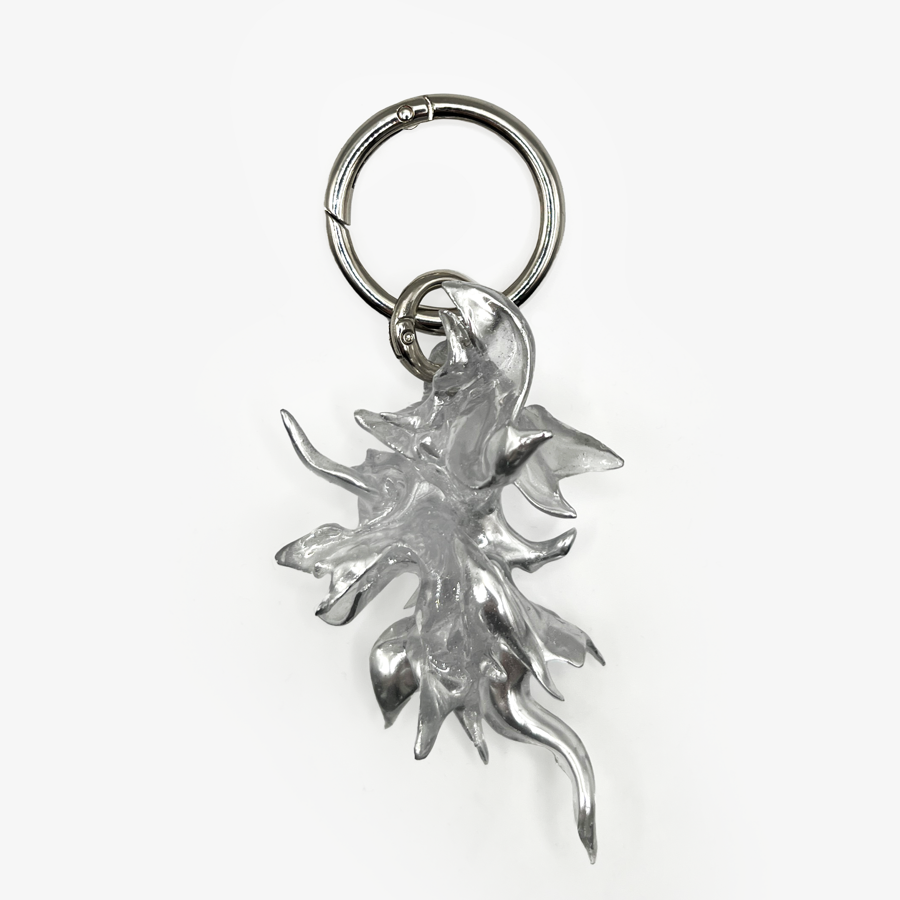 샤이니 코랄 펜던트 키체인