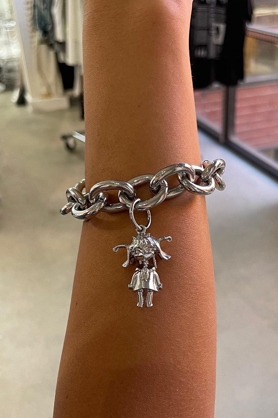 Lil Charm Bracelet in Silver