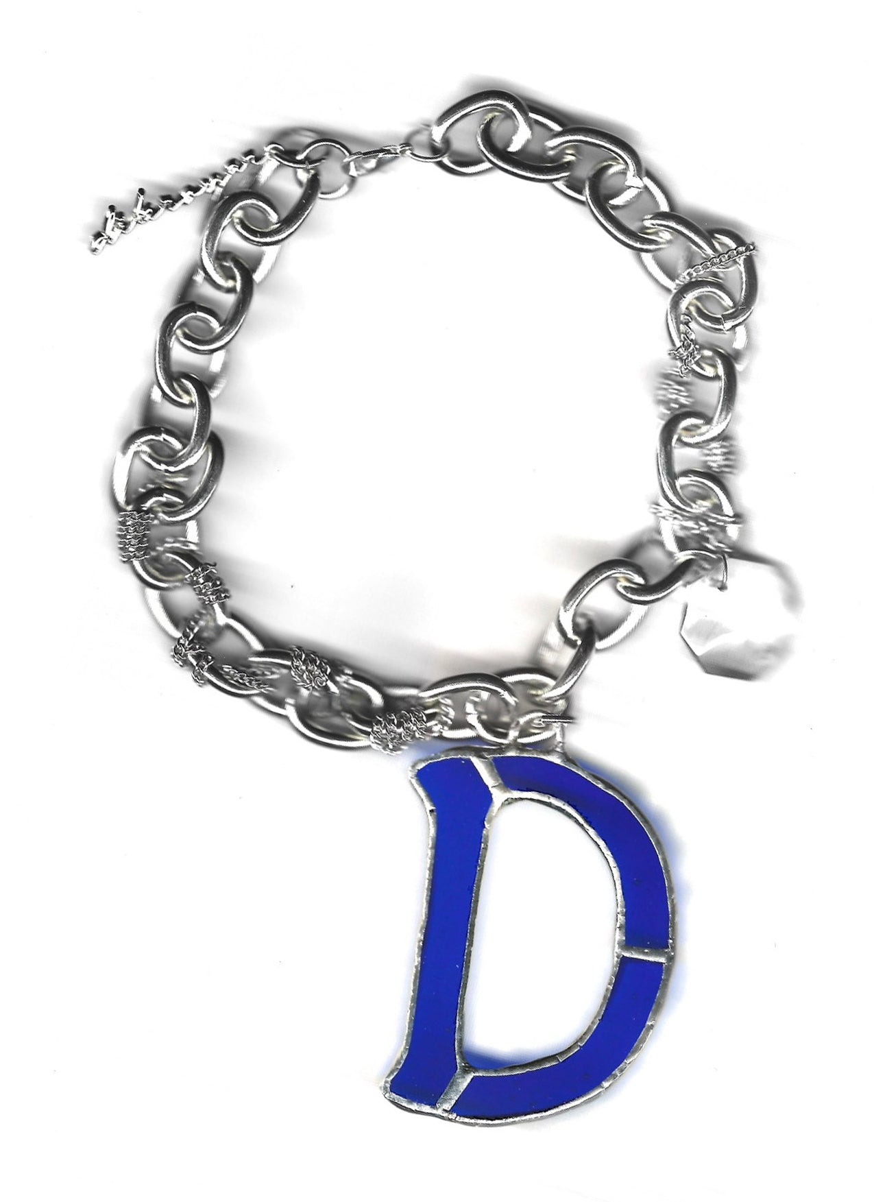 스테인드글라스 이니셜 목걸이