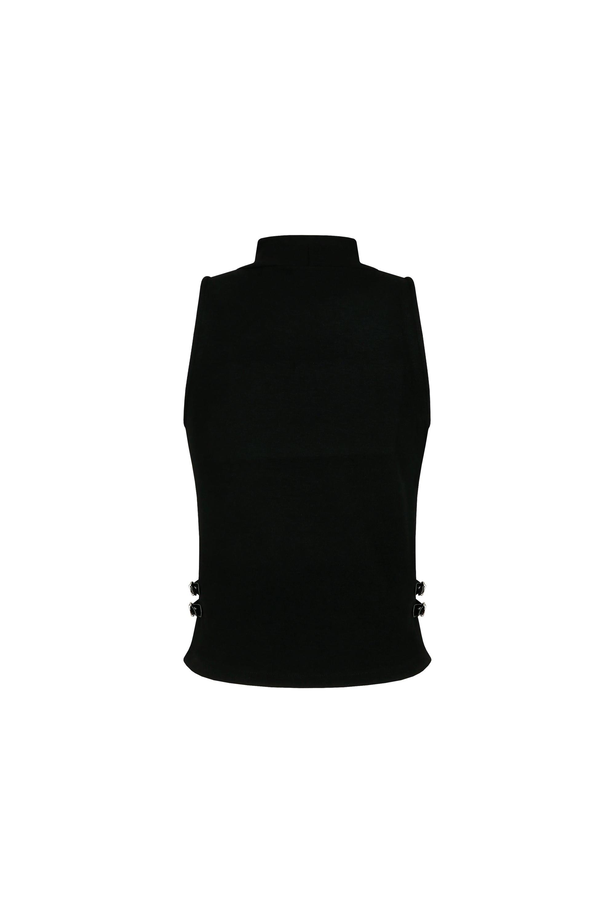 Black Star High Neck Top
