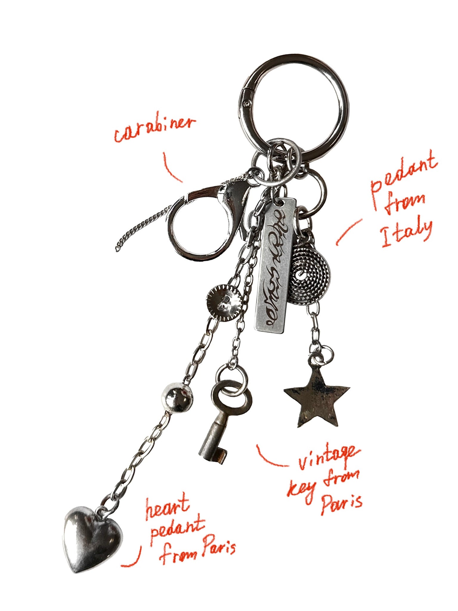 Stellar Heart Keychain