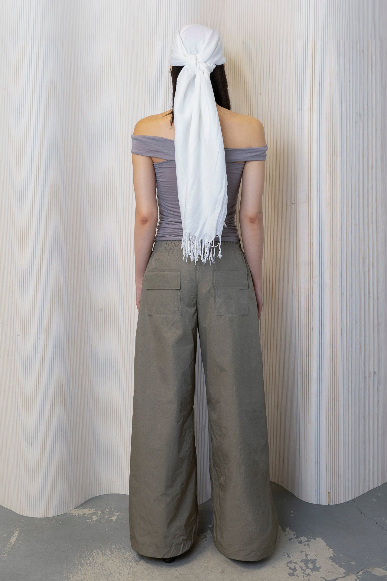 Stomata Track Pant in Mushroom