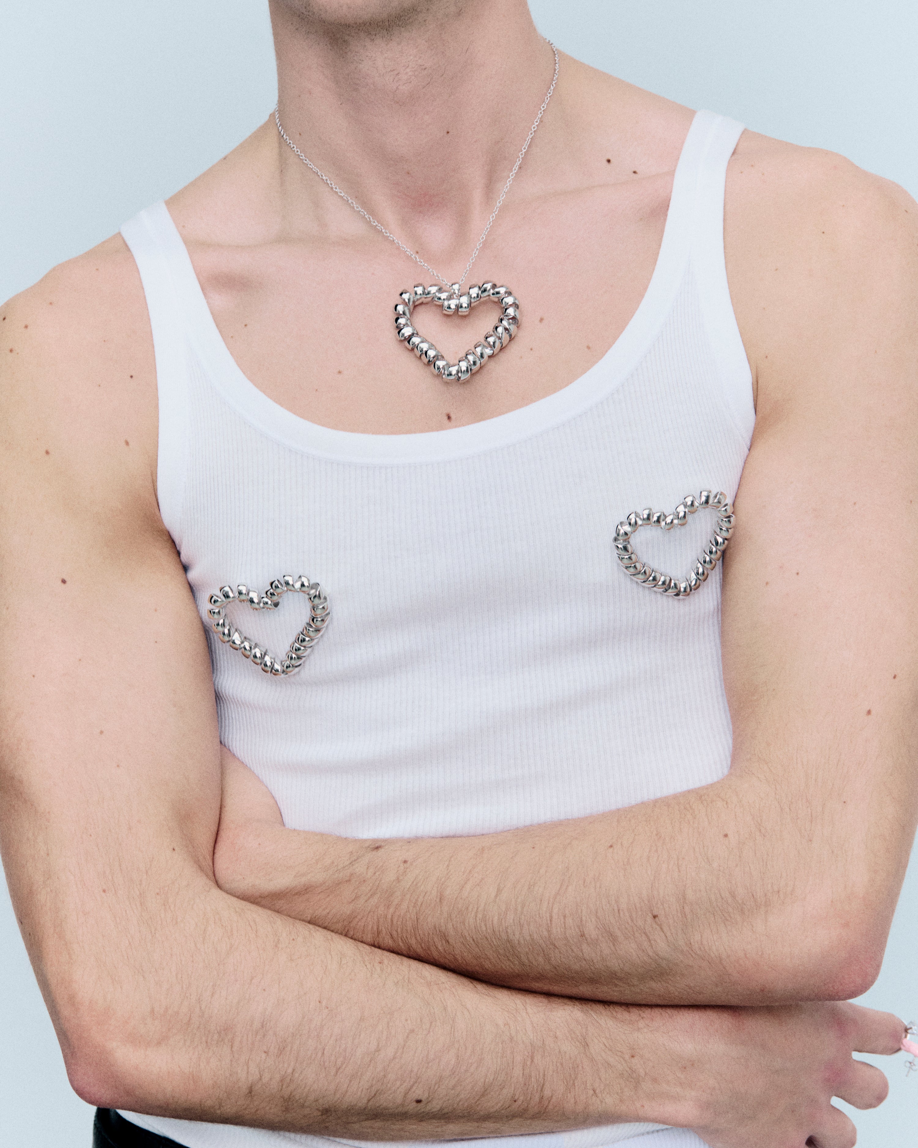 롤리 하트 목걸이