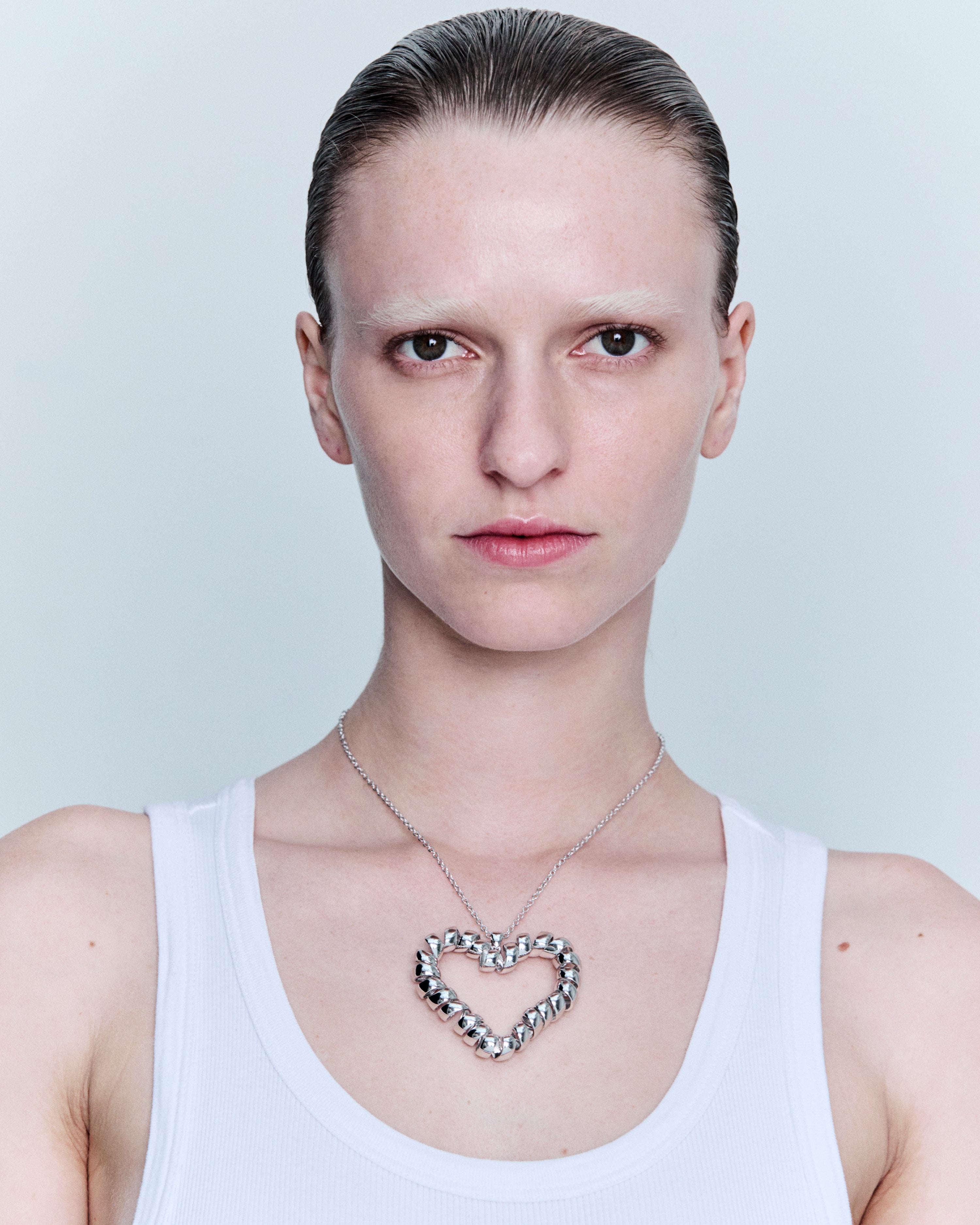 롤리 하트 목걸이