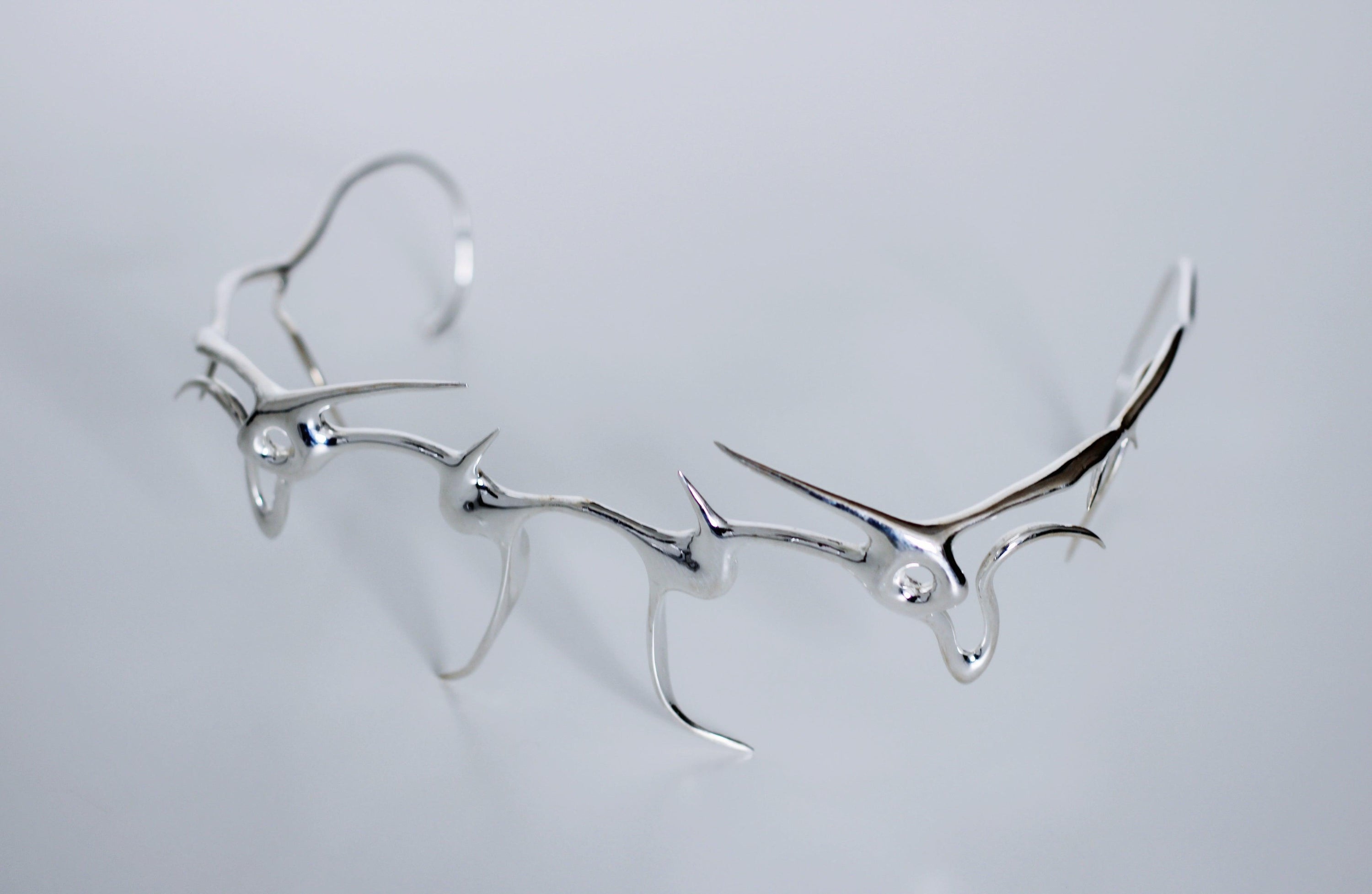 .925 실버 가시 페이스피스