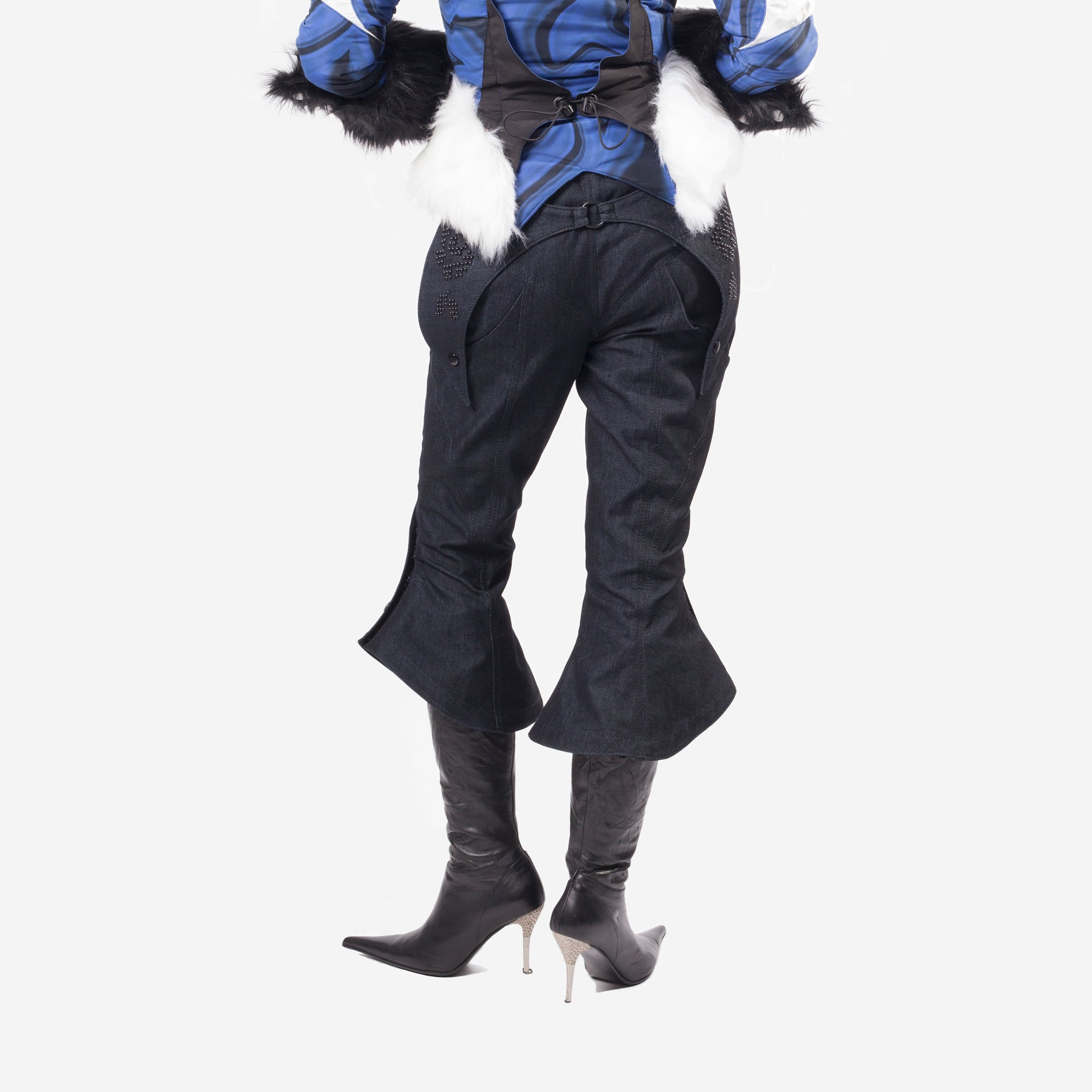 플레어 카프리 팬츠