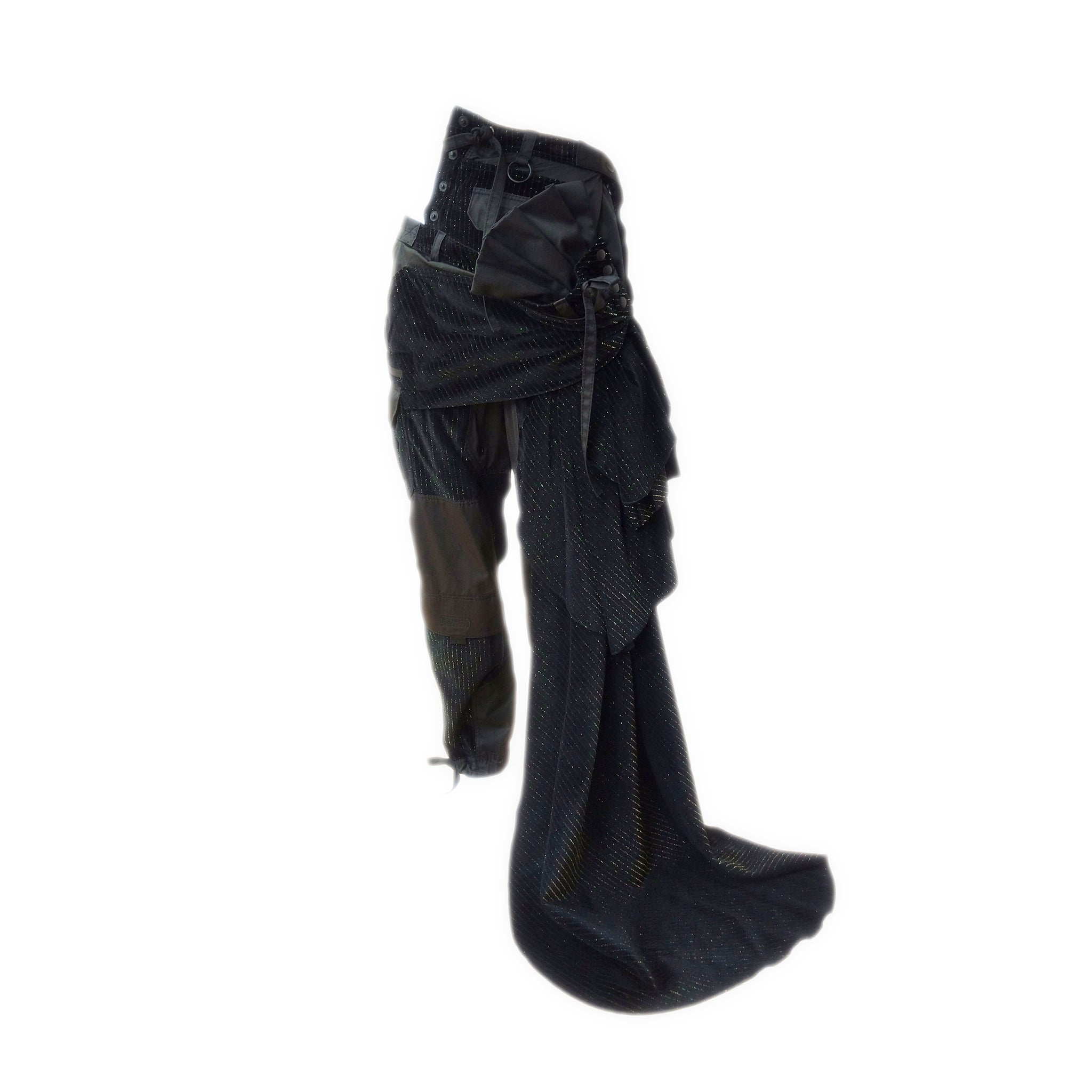 Draped Cargo Trousers