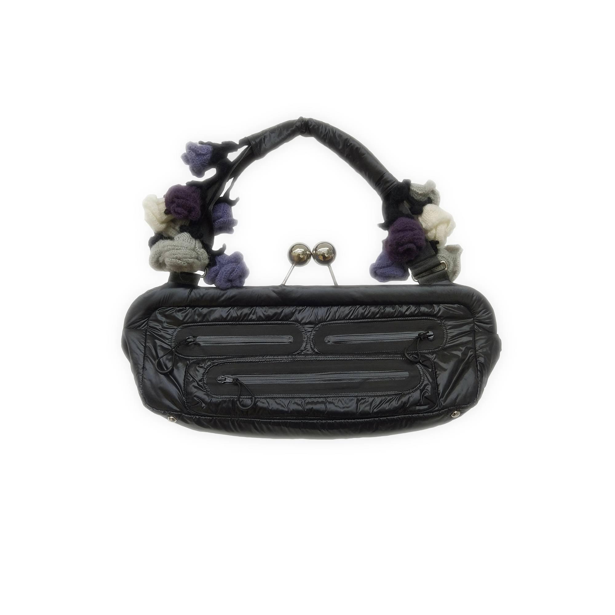 Crochet Roses Gym Bag