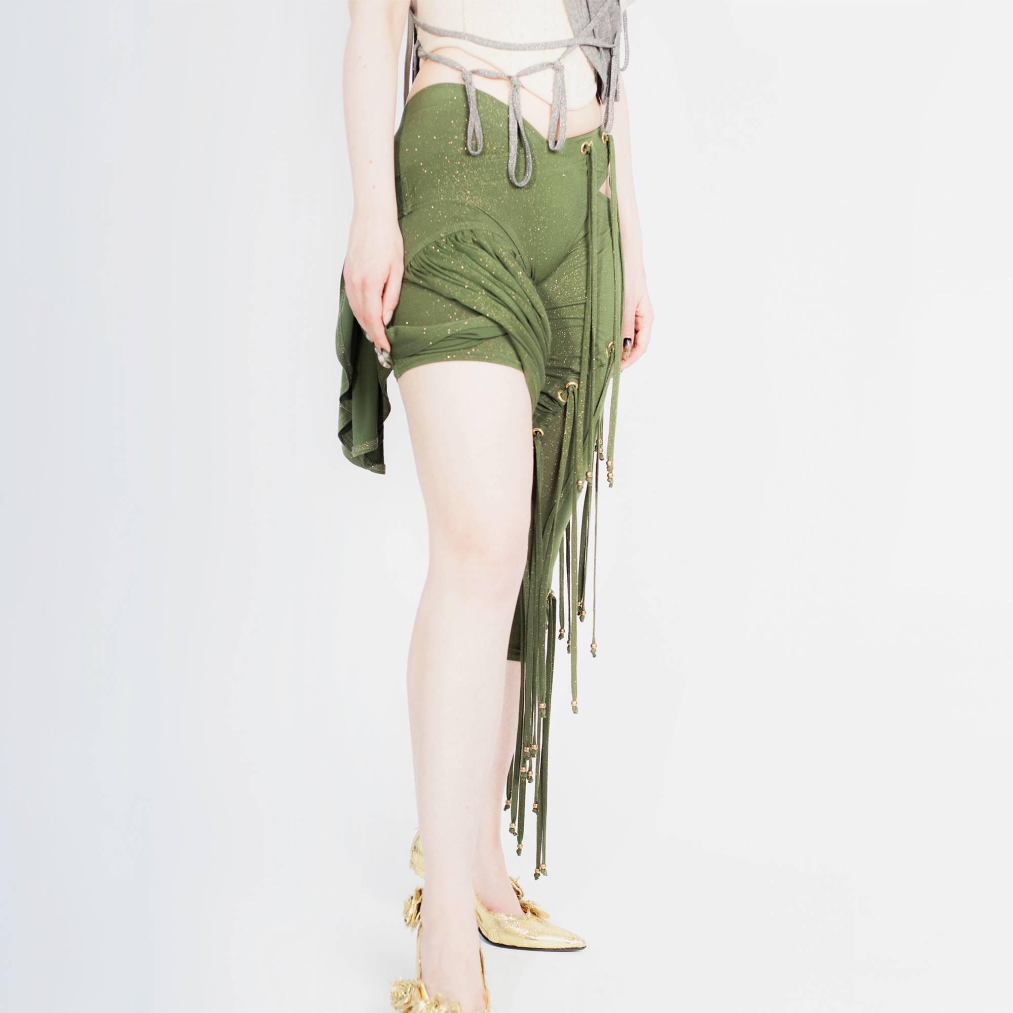 Draped Swimming Leggins