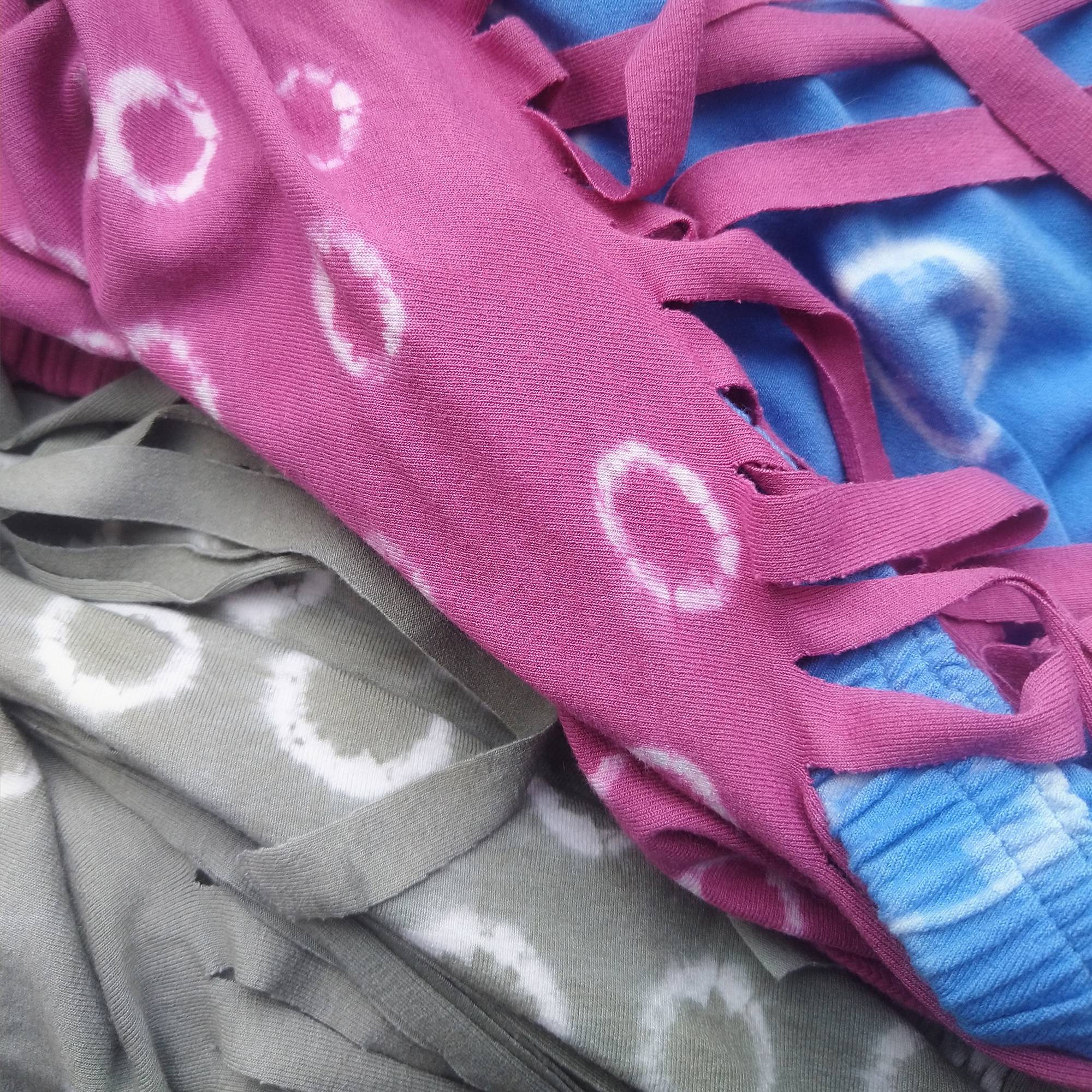 Fringe Tie-dyed Maxi Skirt