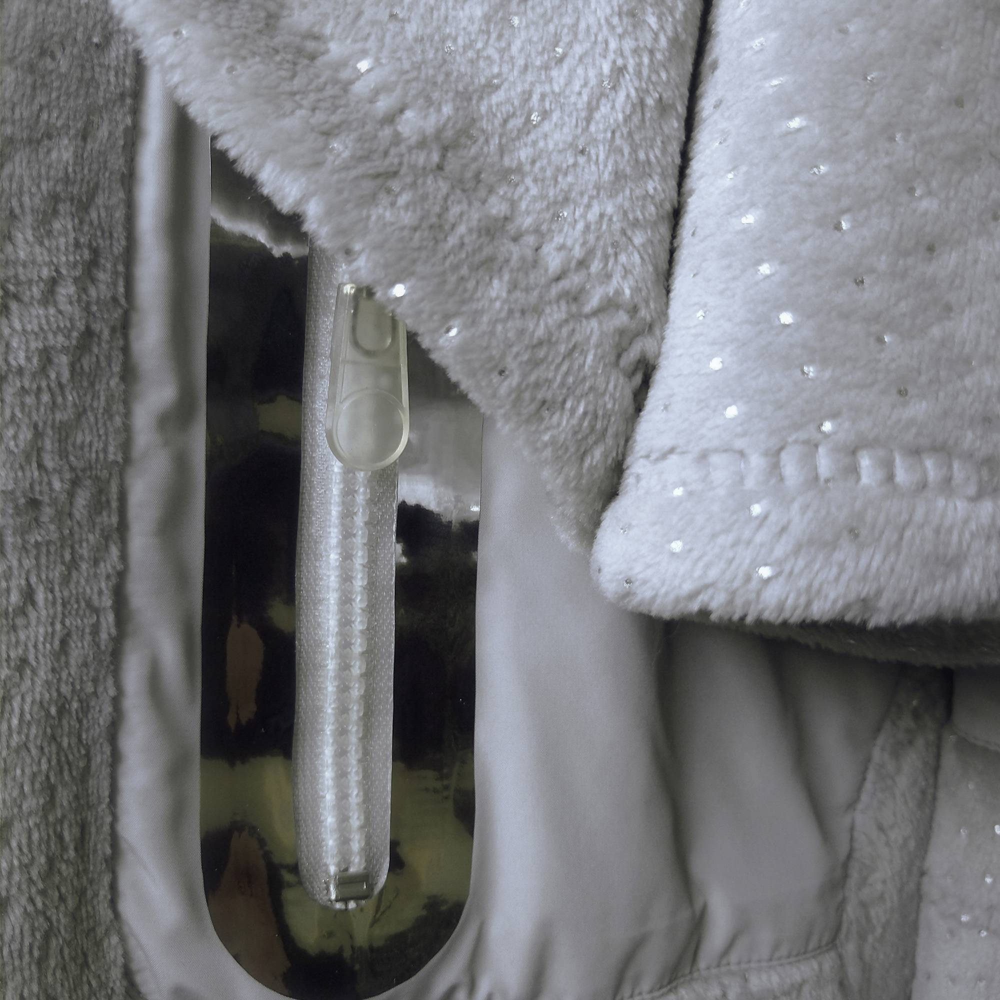 Draped Fleece Jacket