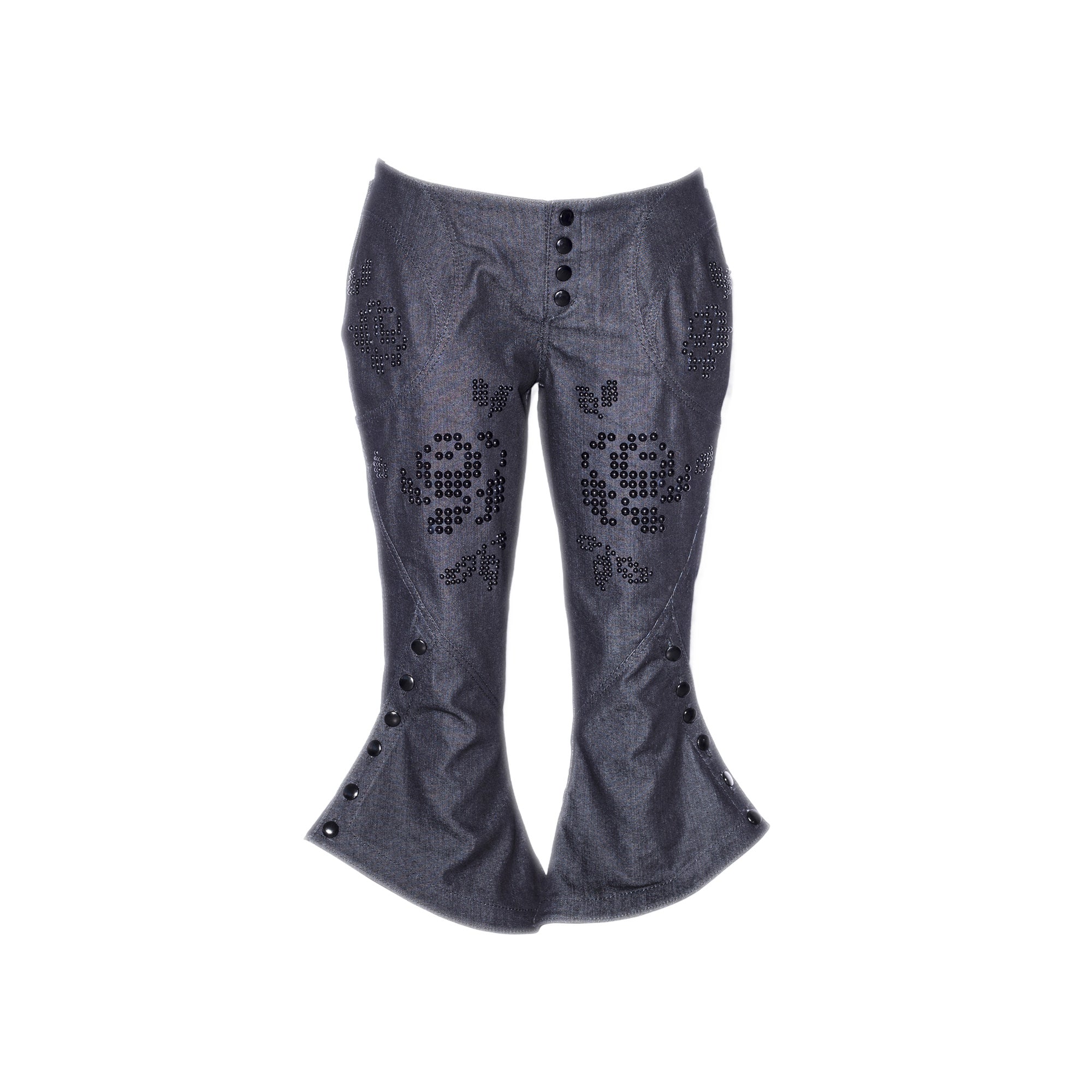 플레어 카프리 팬츠