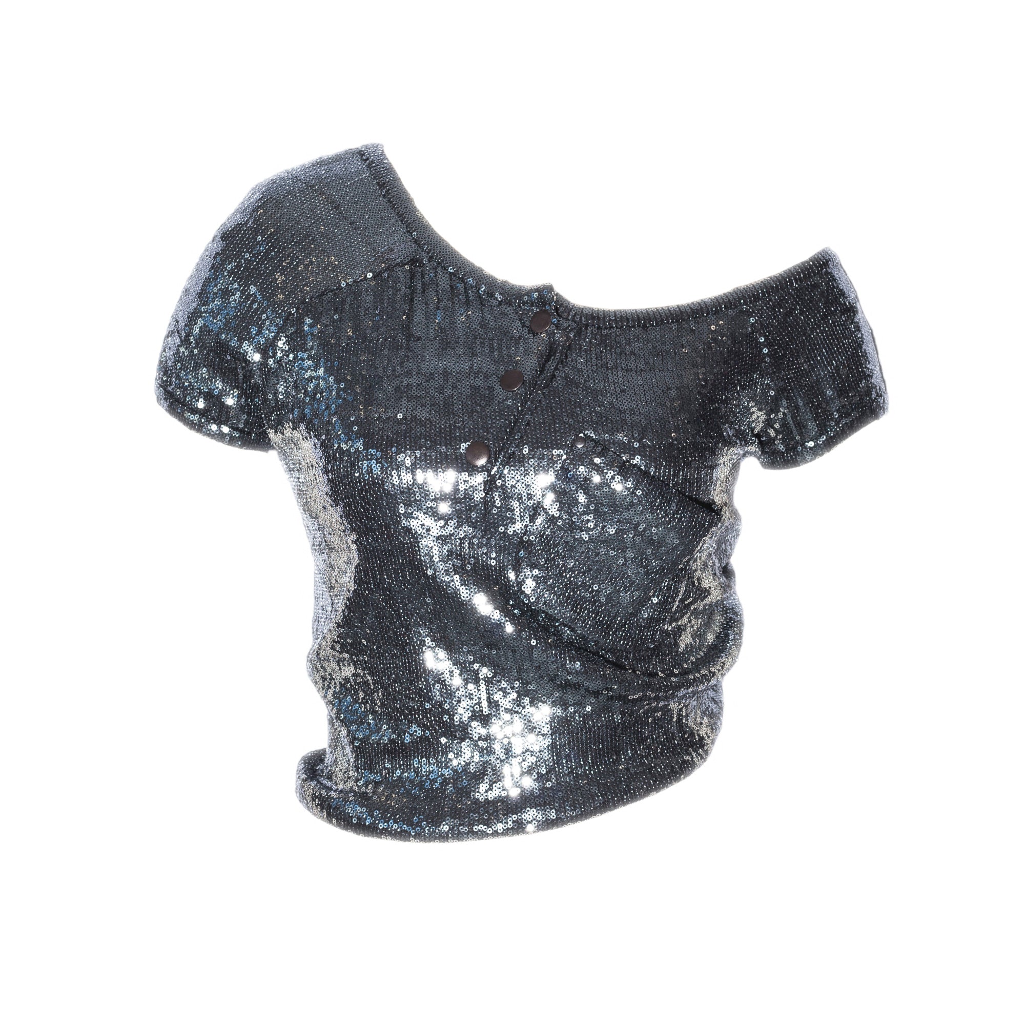 Draped Henley T-shirt 2