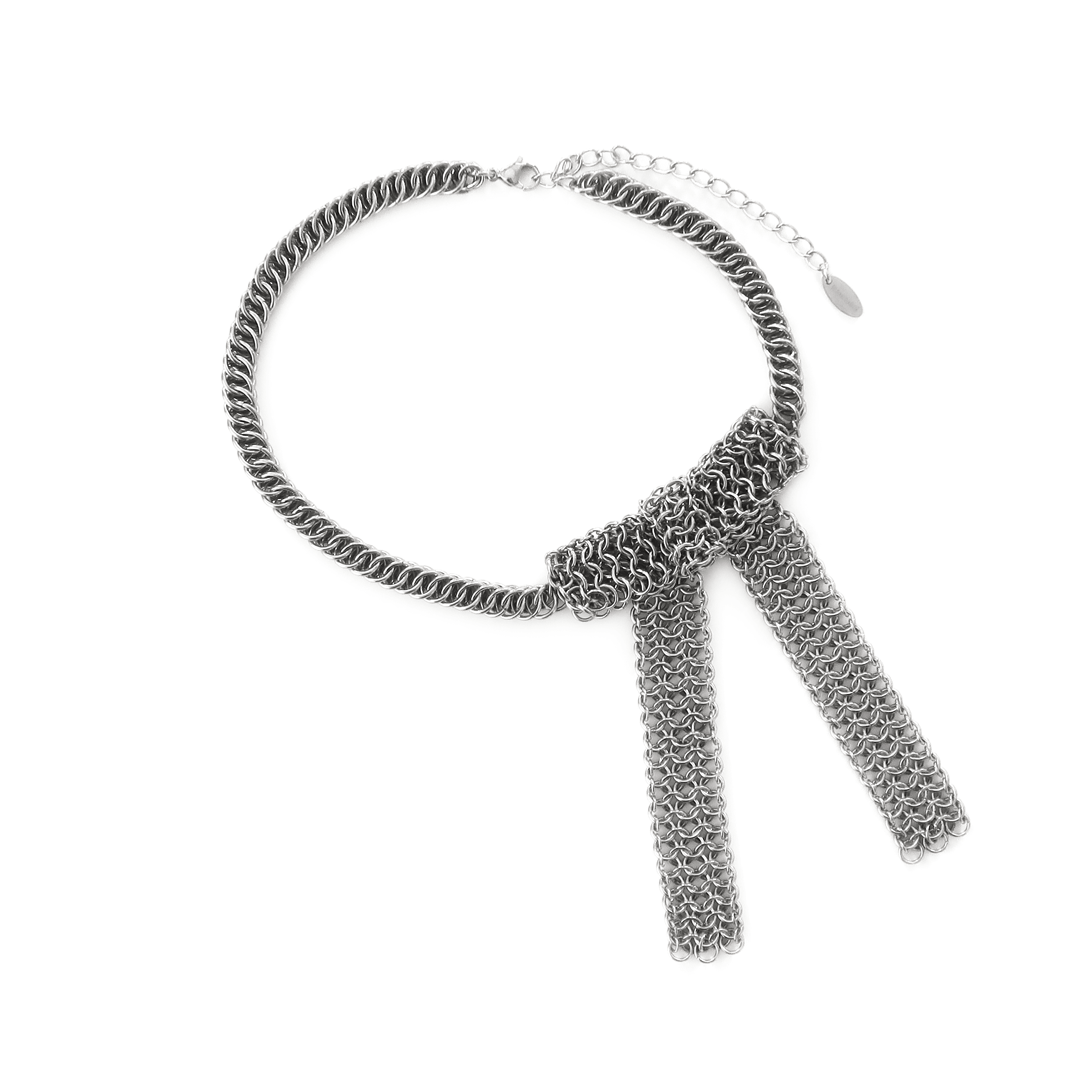 언컷 체인메일 활 초커