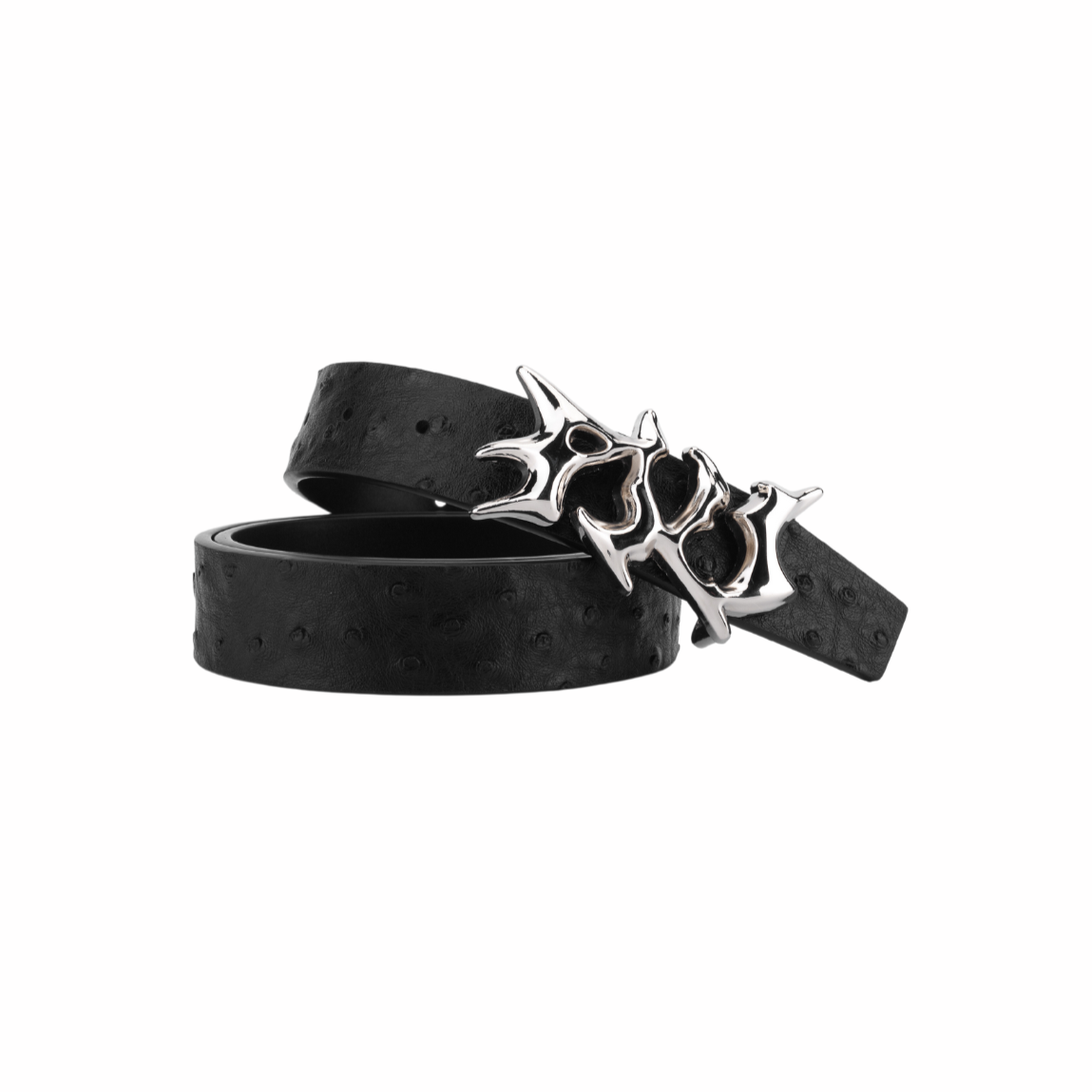 PILI Black Leather Belt