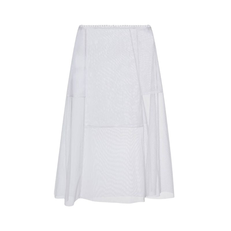 Sheer White Skirt