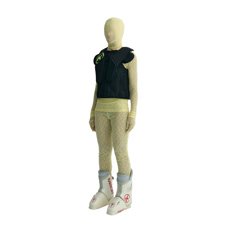 Lace Mask Long Sleeve Top