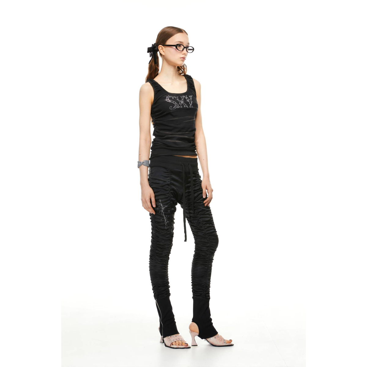 SXY Ruche Stirrup Pants