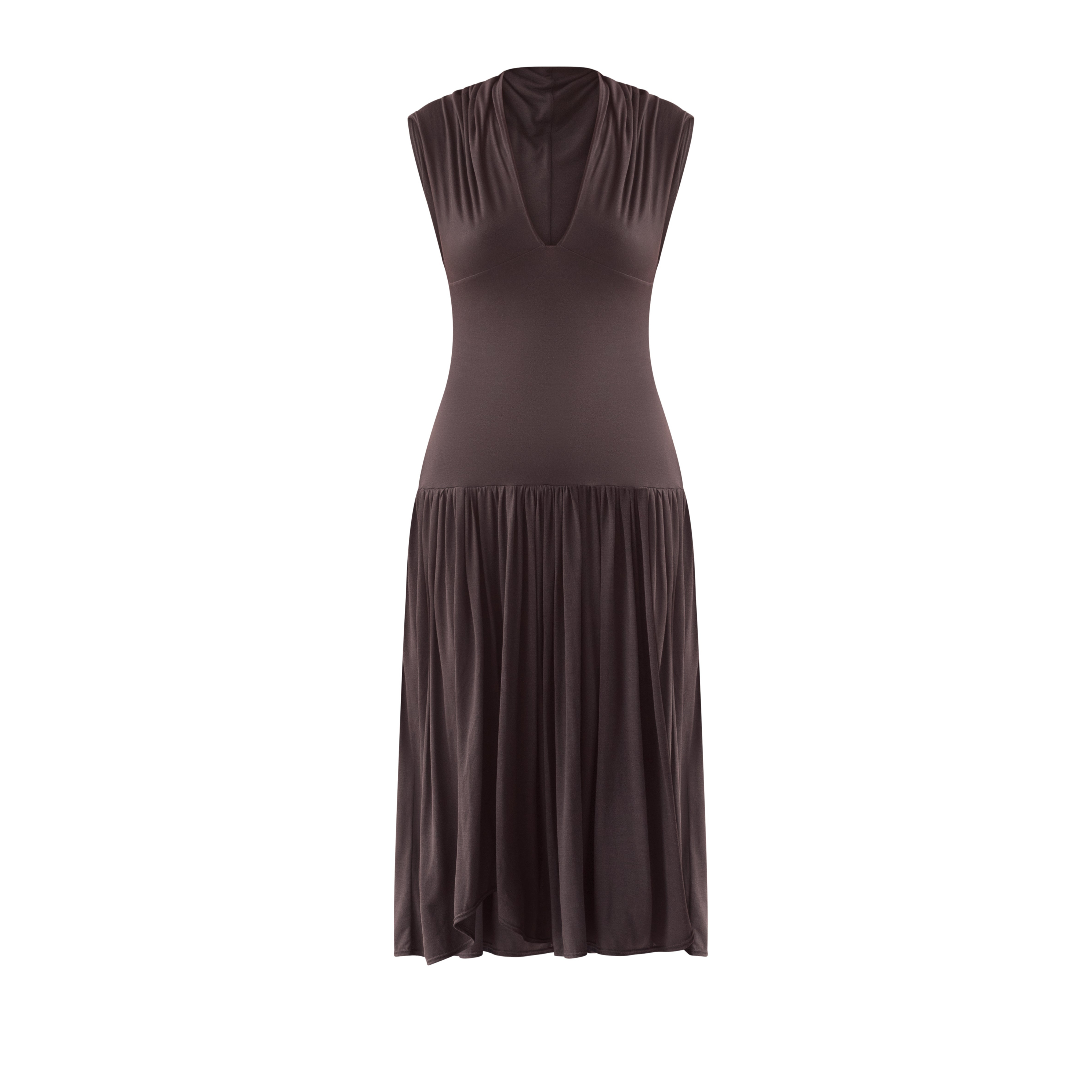 Twyla Dress in Brown