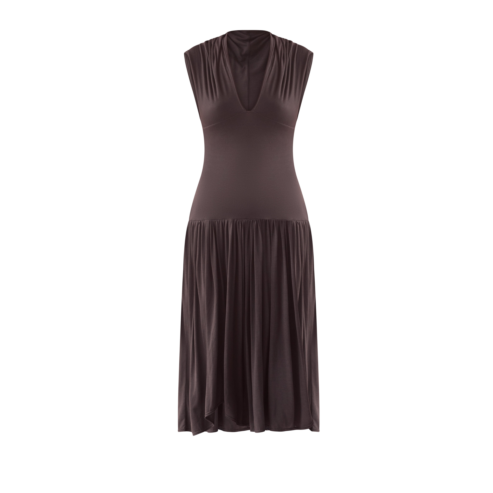 Twyla Dress in Brown