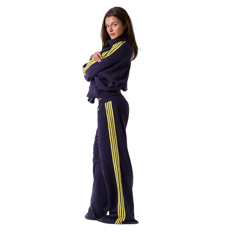 Lola Stripe Track Pant in Ink