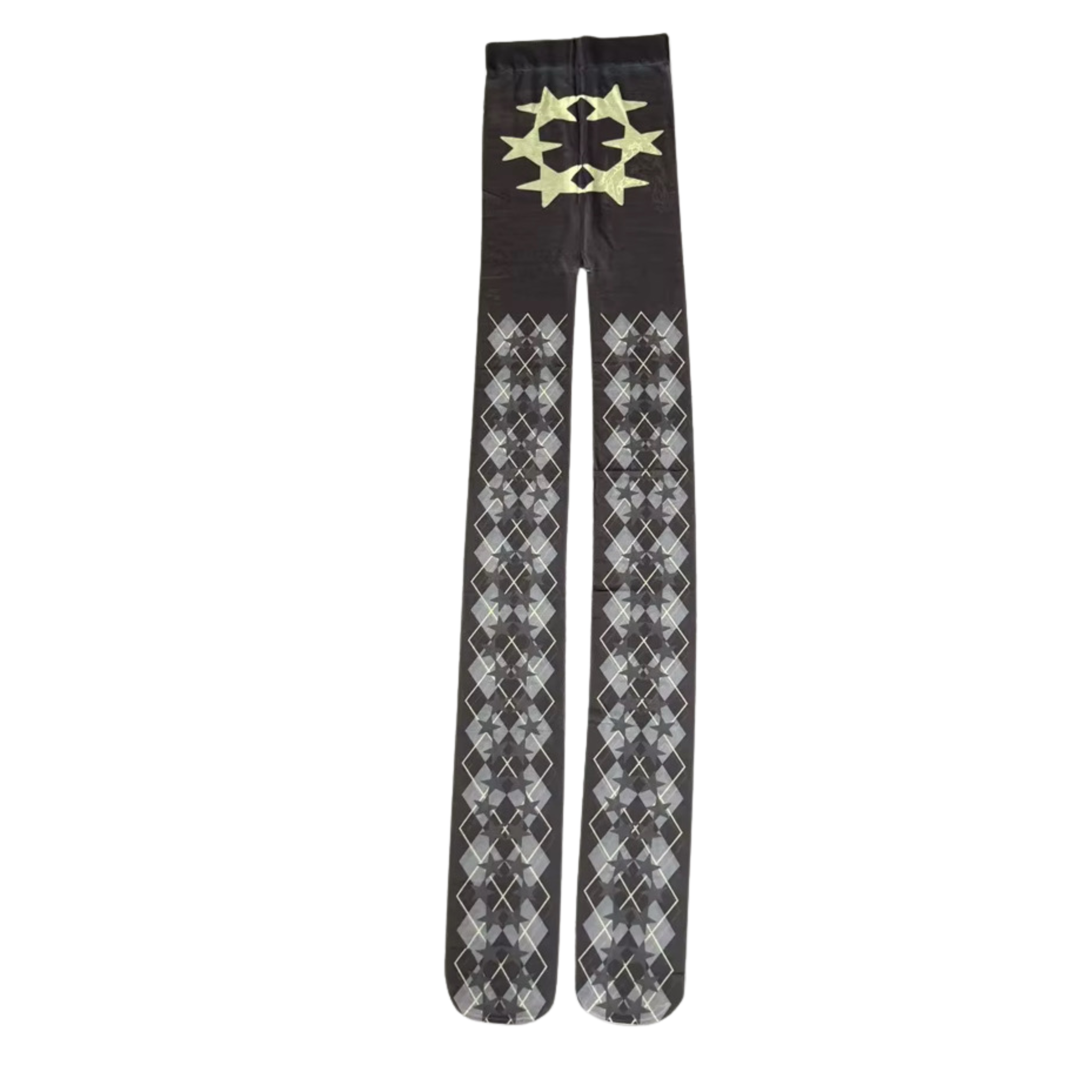 Star Child Argyle Sheer Tights