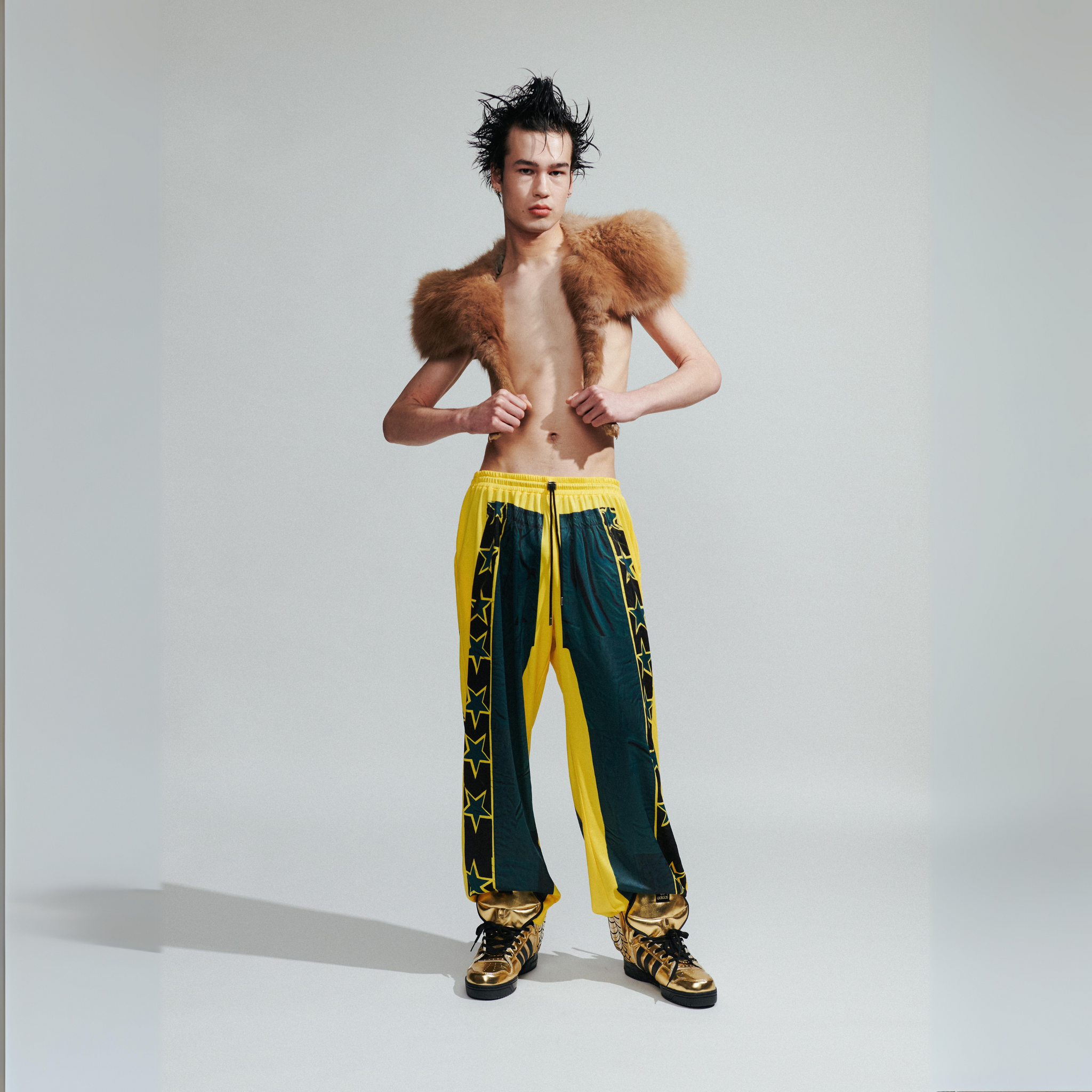 The Star Tracksuit Pants in Yellow