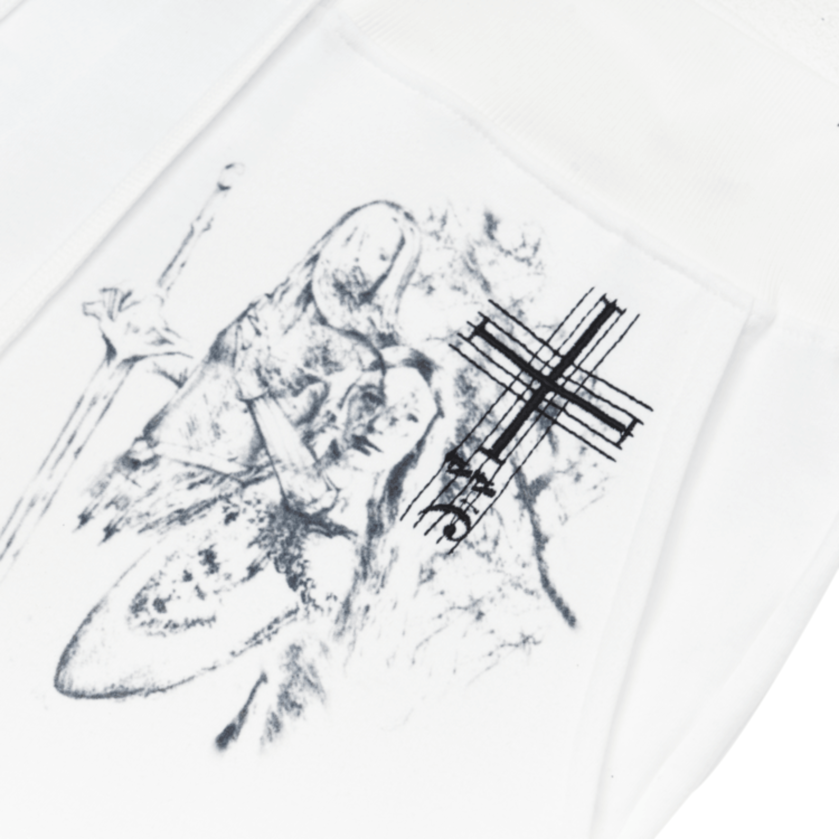 【604SERVICE】STRESSED MUSICIAN PANTS IN WHITE Stressed Musician Pants – ap0cene