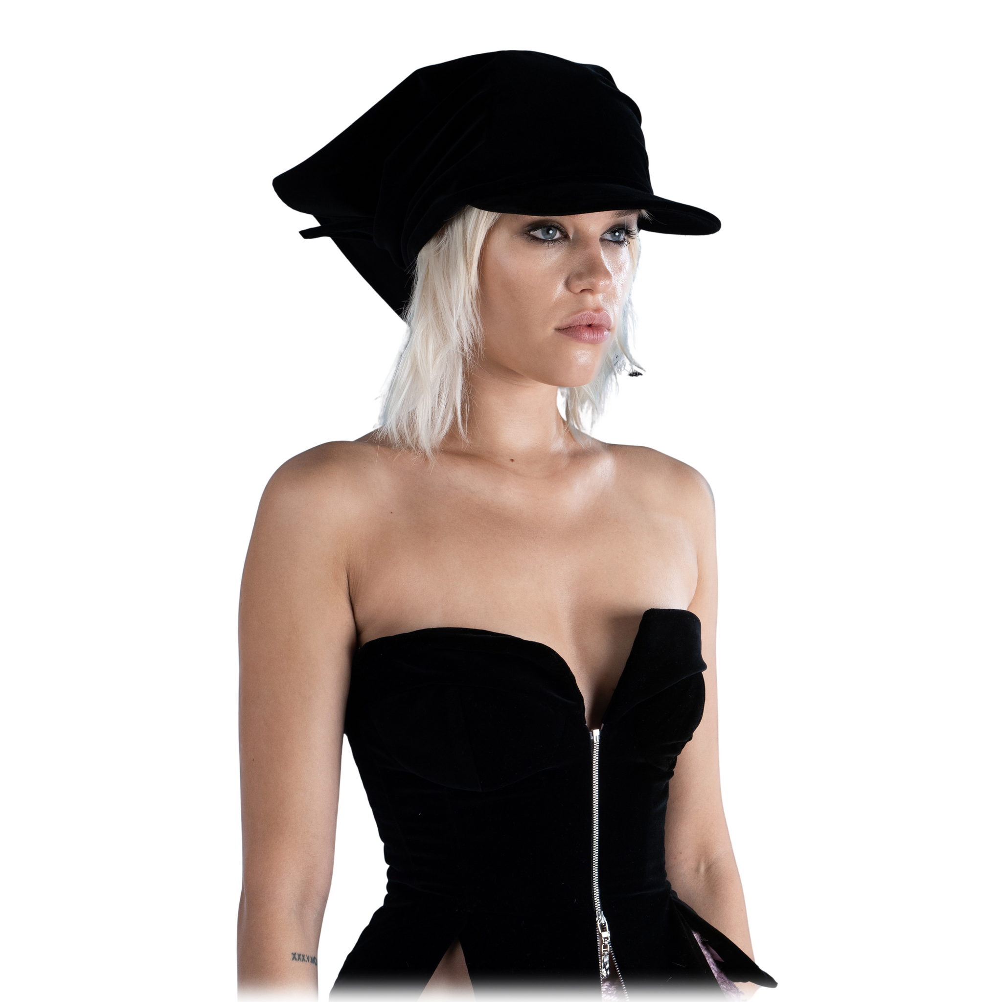Detachable Scarf Velvet Cap