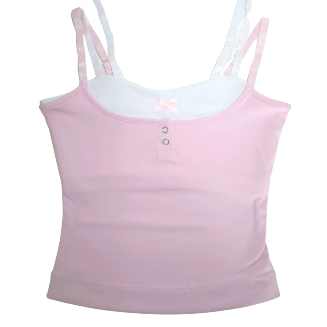 The Sugar Snap Tank in Pink Frosting