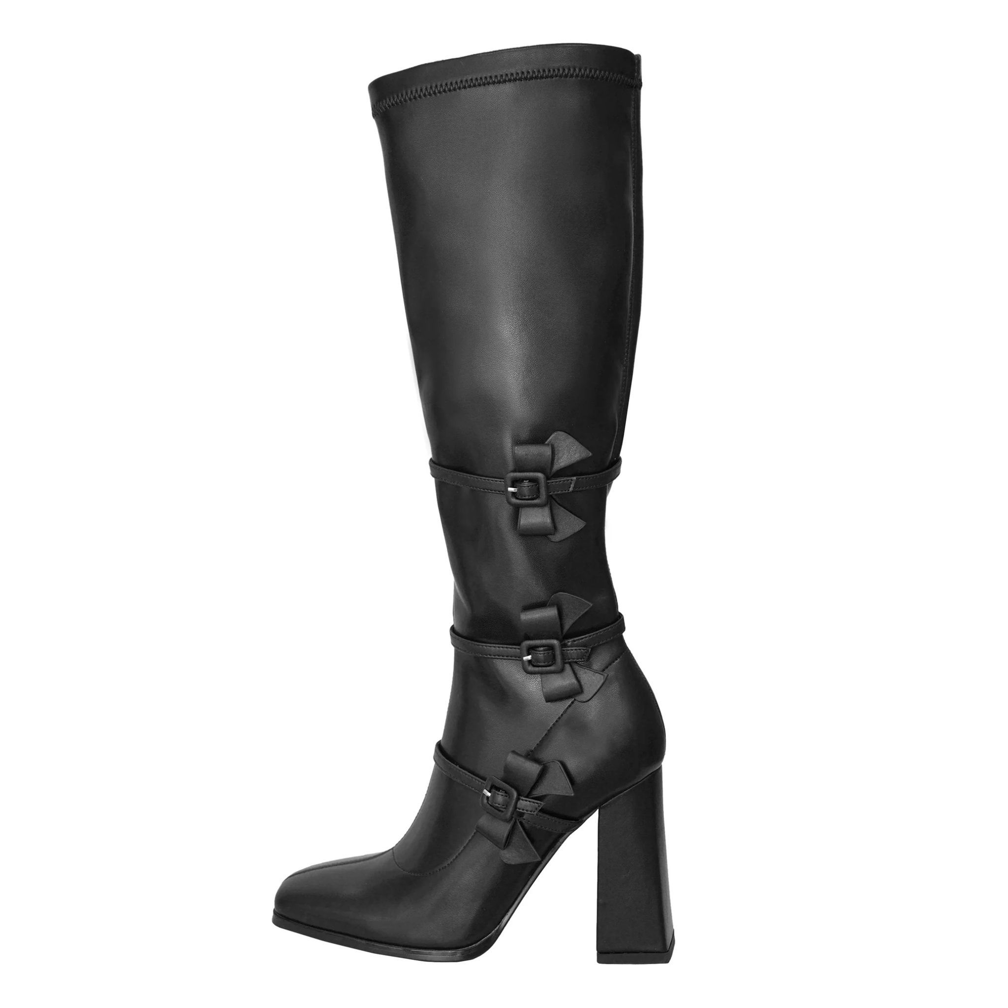 Bow Dark Boots