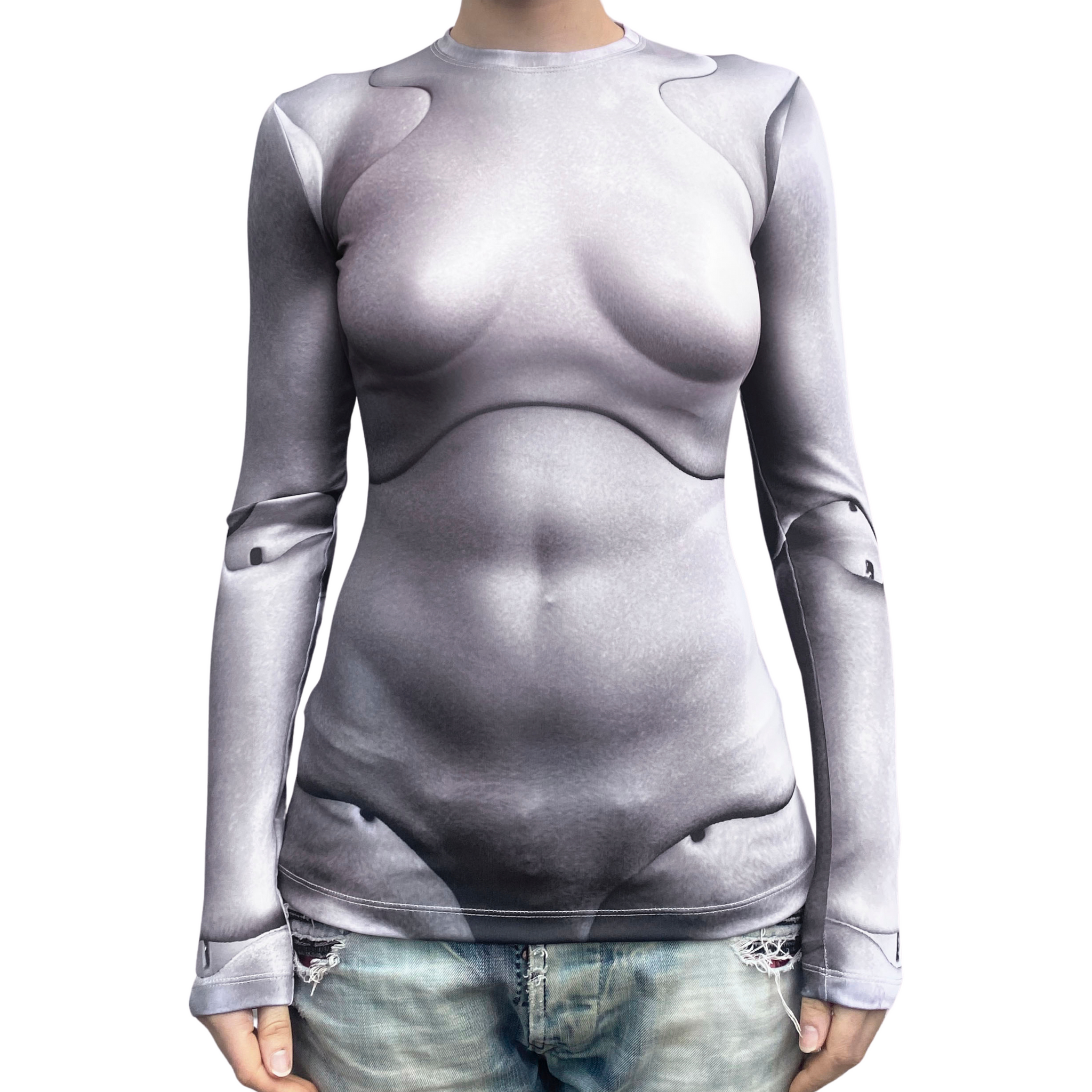 Silver Doll Top