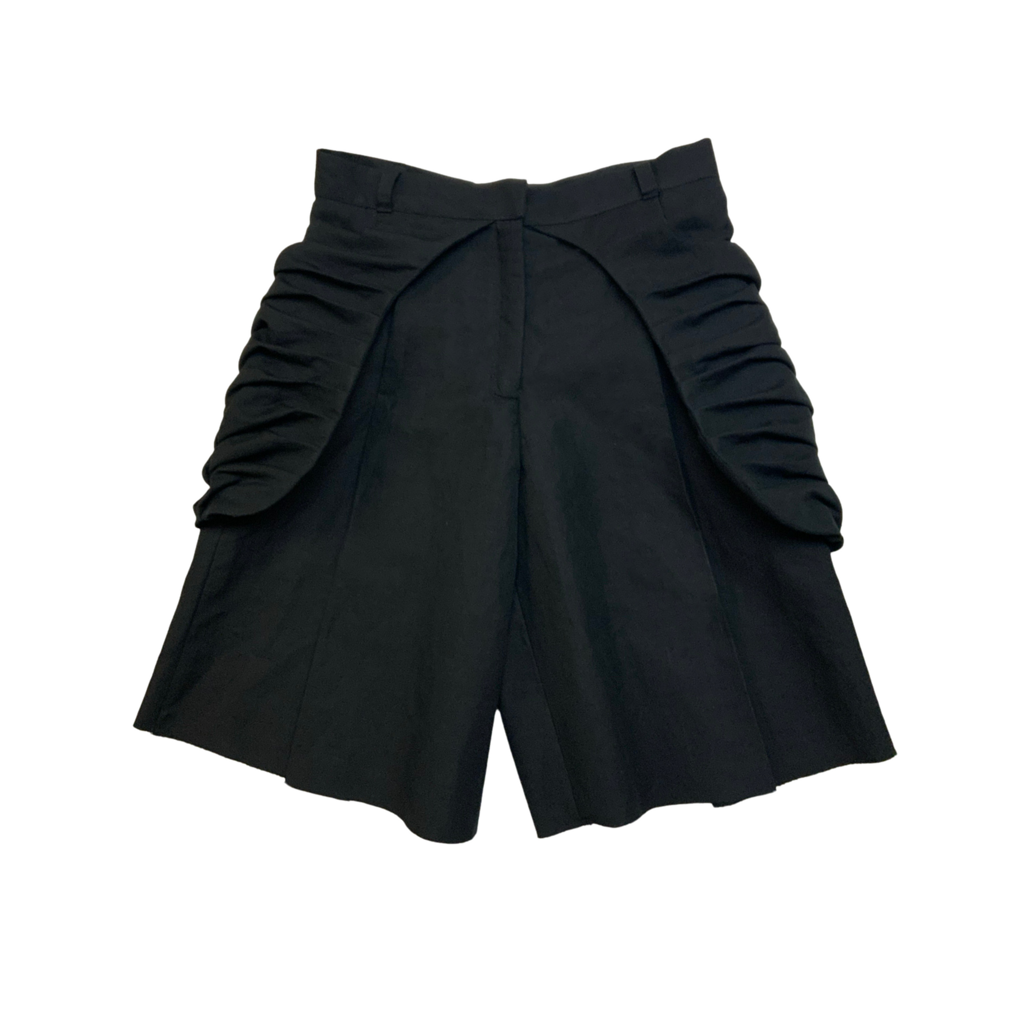 Pleated Pocket Shorts