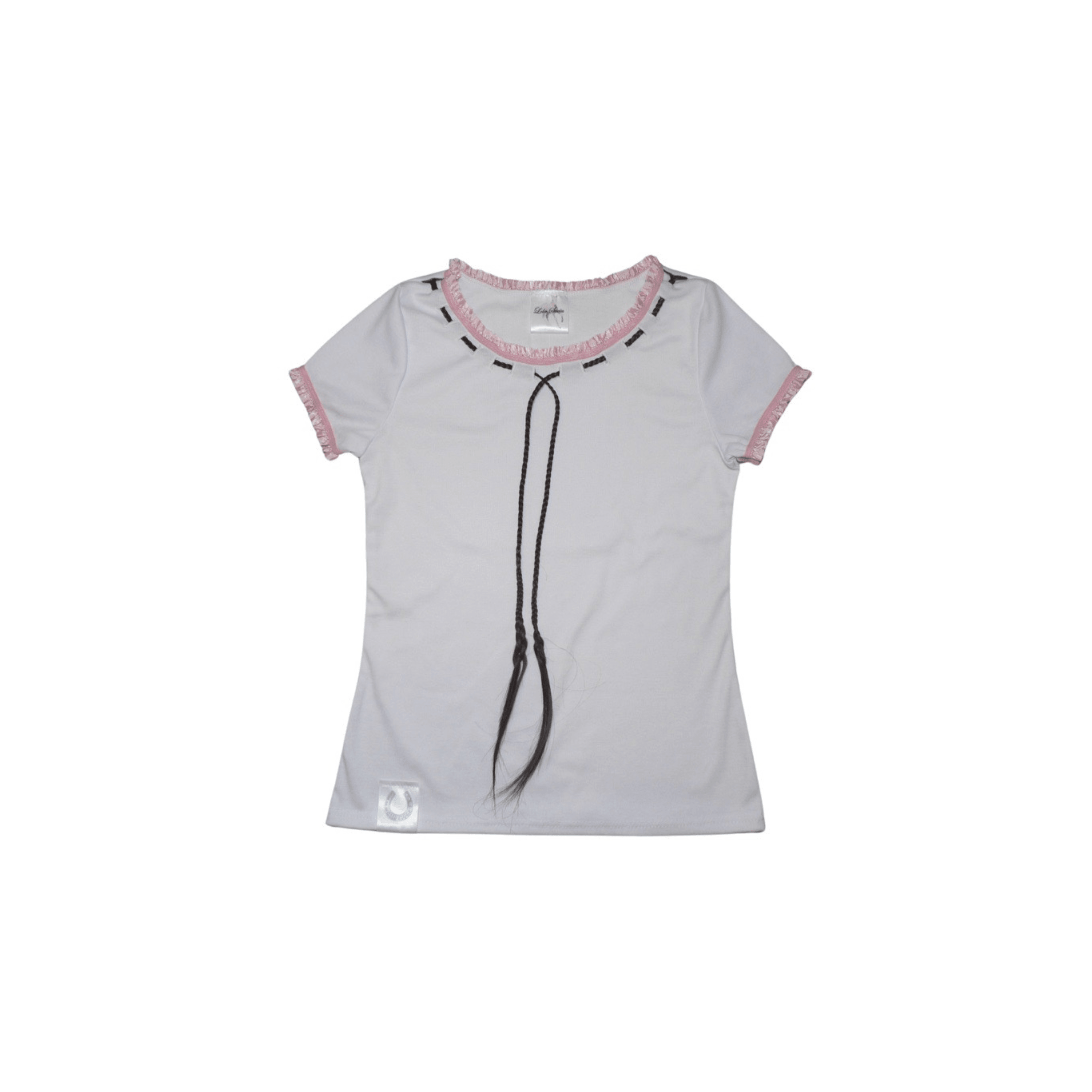 Pony Hair Eyelet Tee