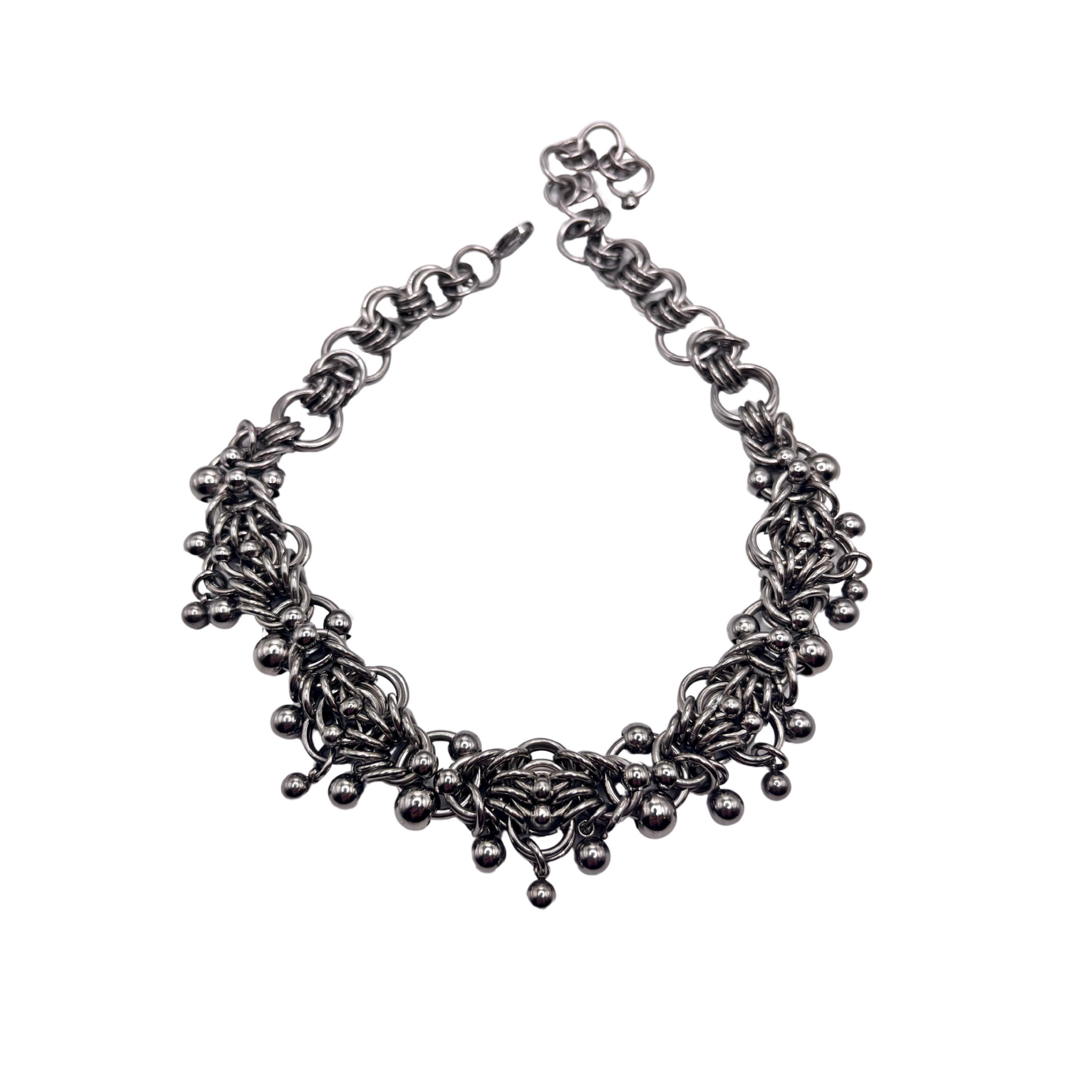 Tafoni-Halskette aus Stahl