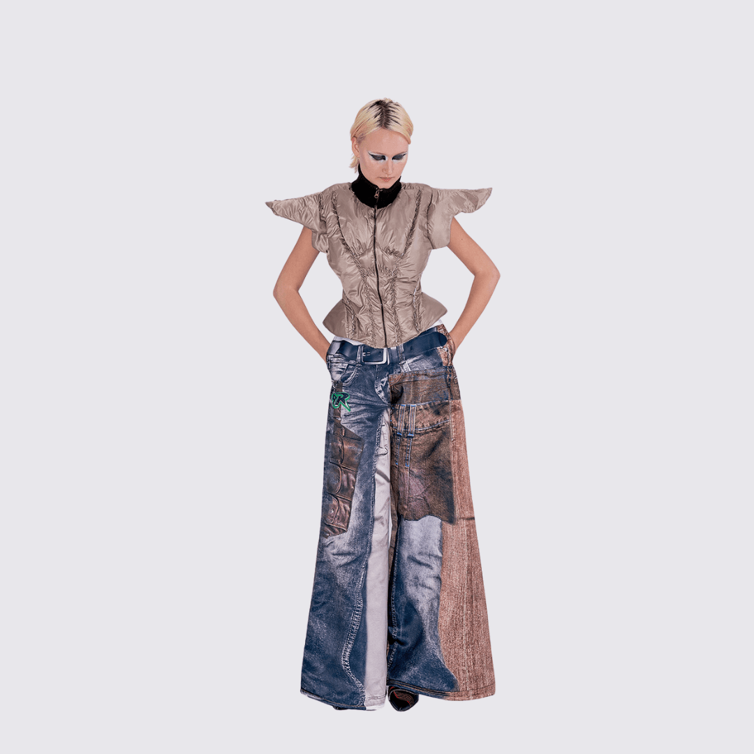 Wide Leg RP Denim Pants