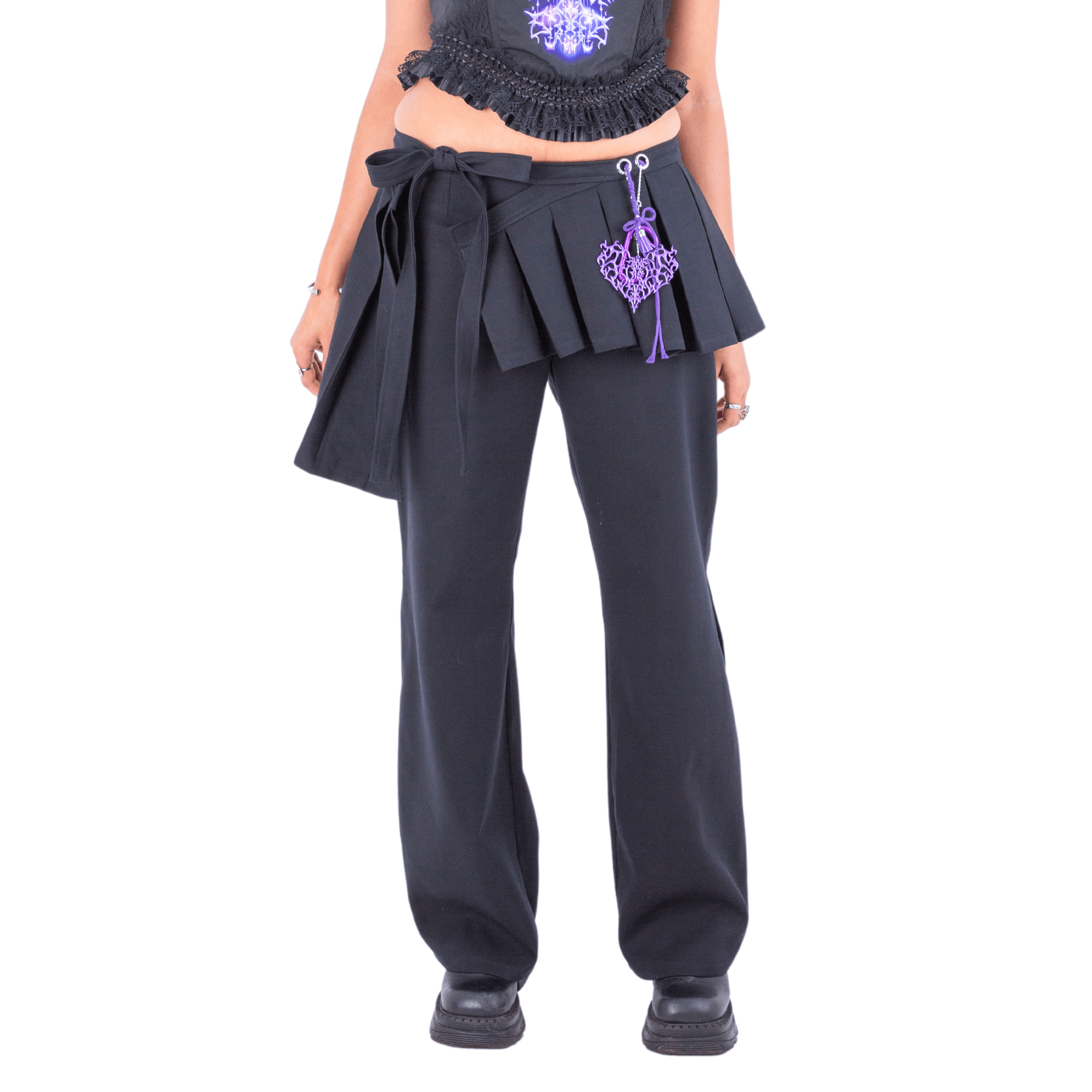 플루이드 bb 랩 스커트 팬츠