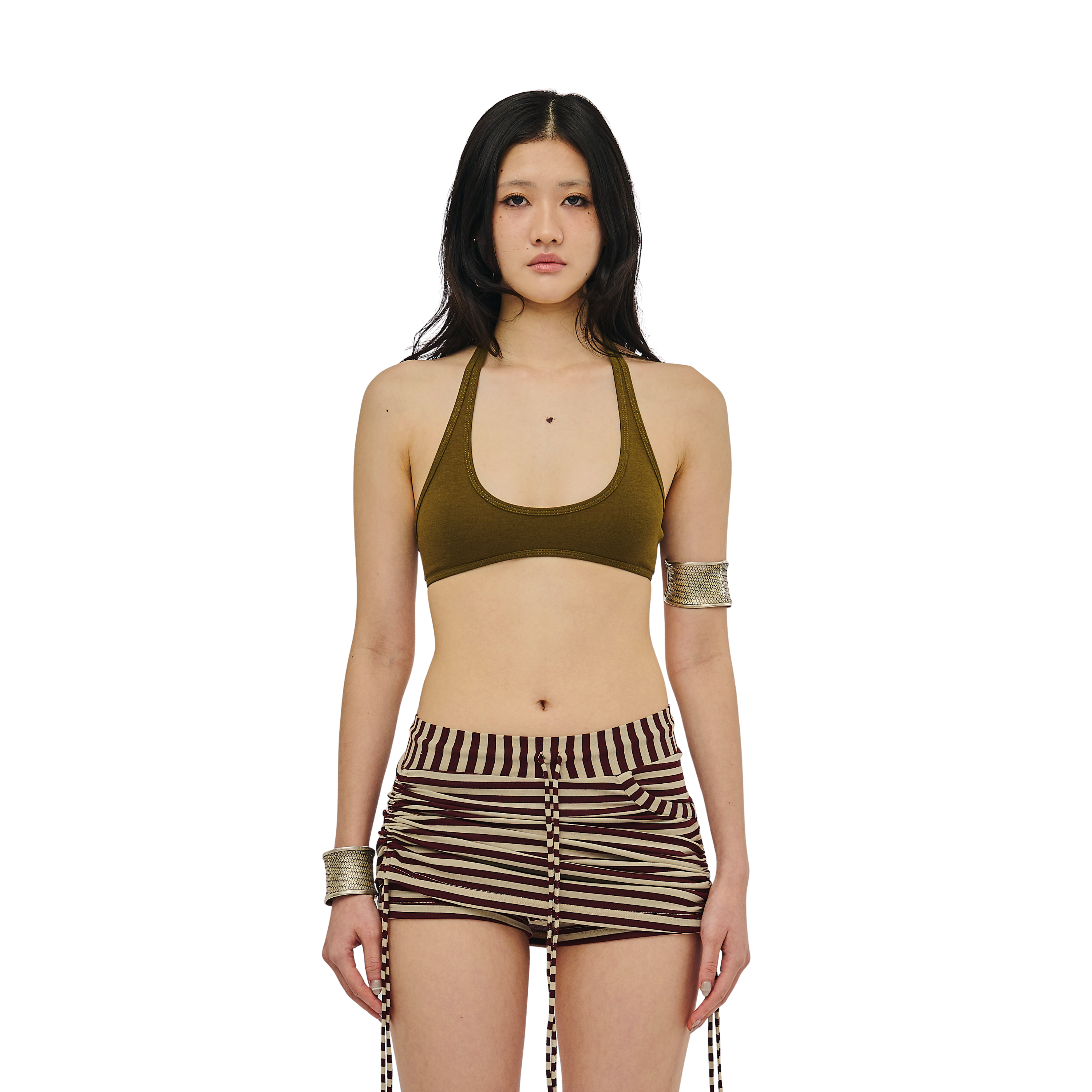 Scoop Bralette in Stone
