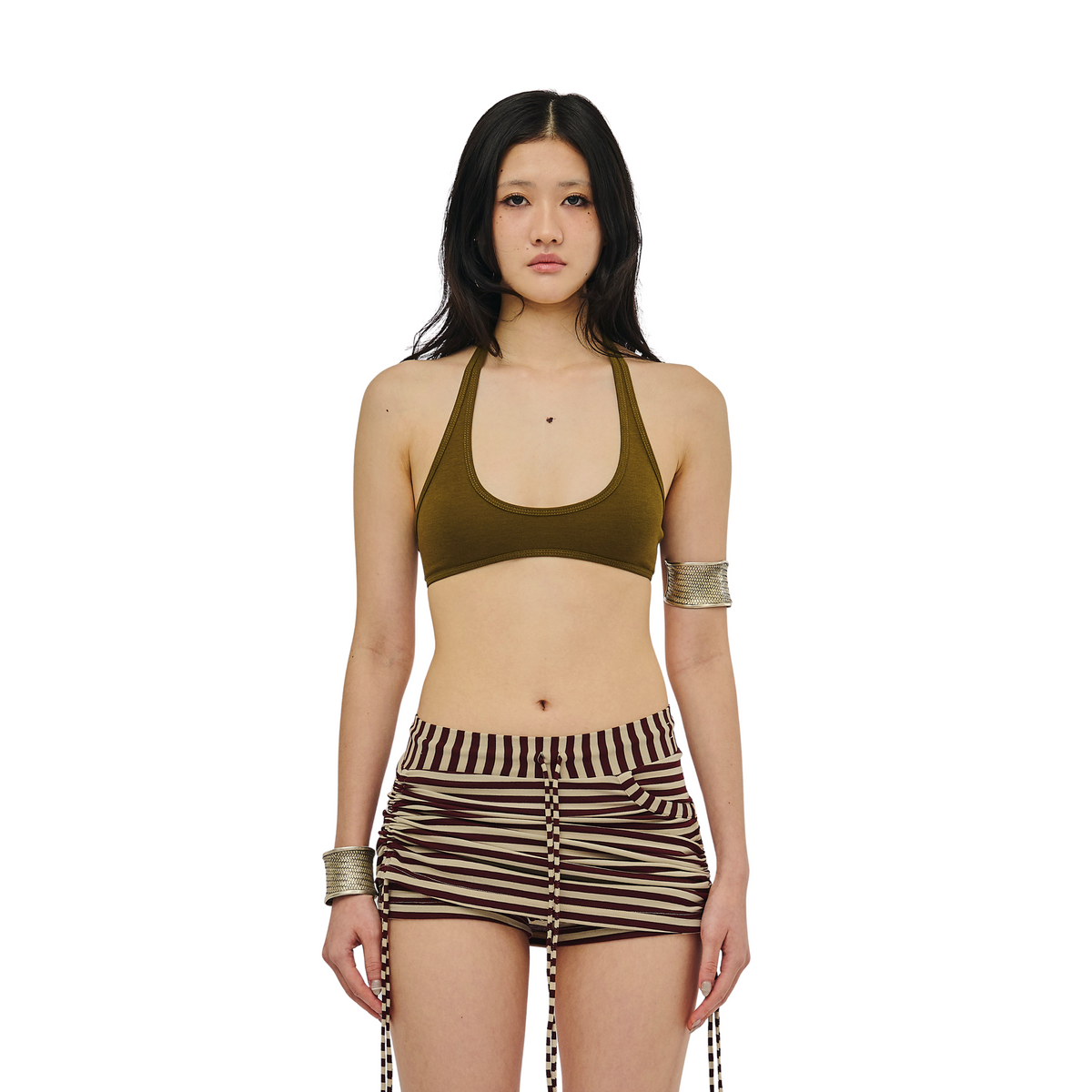 Scoop Bralette in Grime