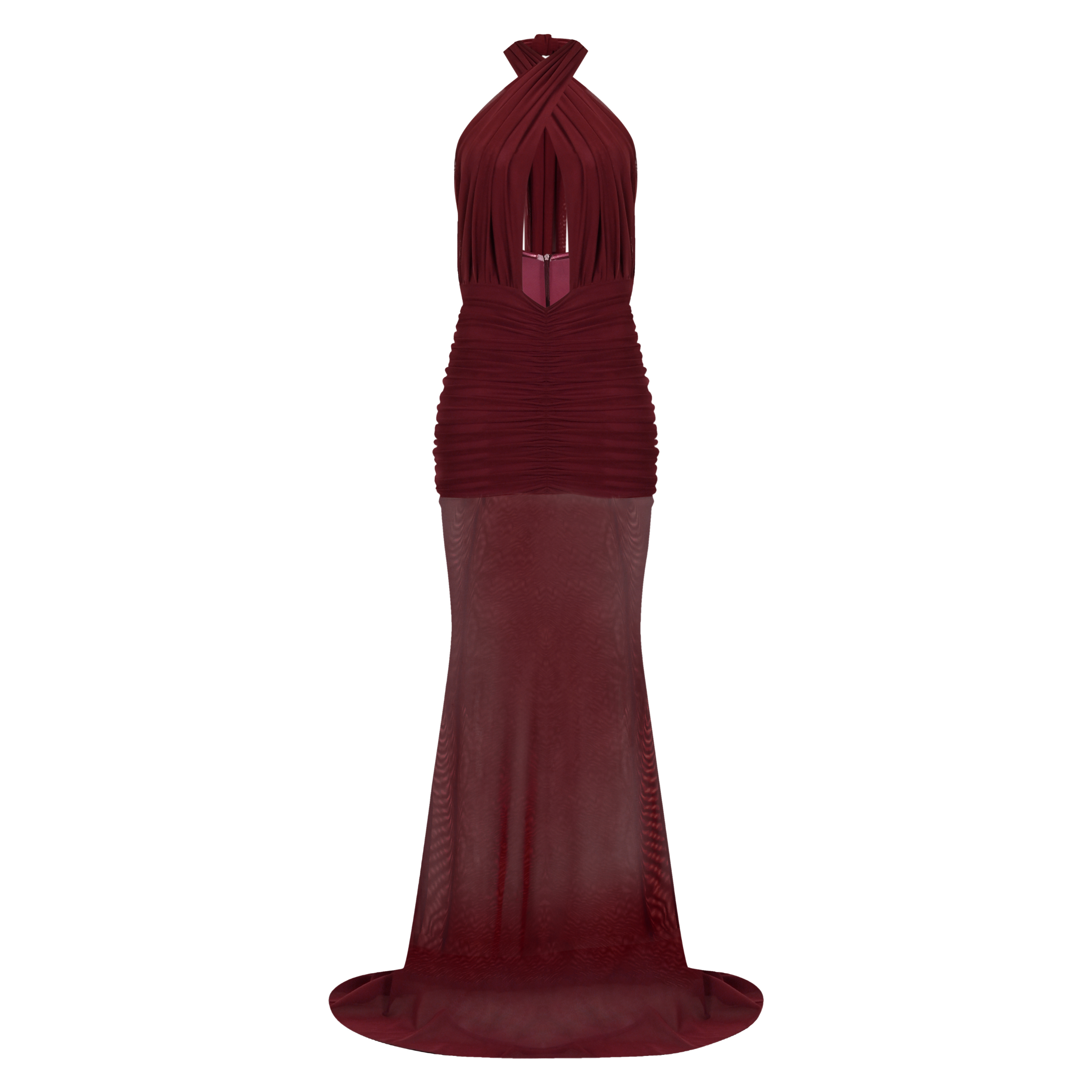 Forbidden Fruit Dress in Burgundy