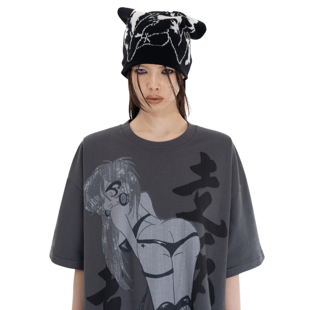 Feed Me Beanie in Black