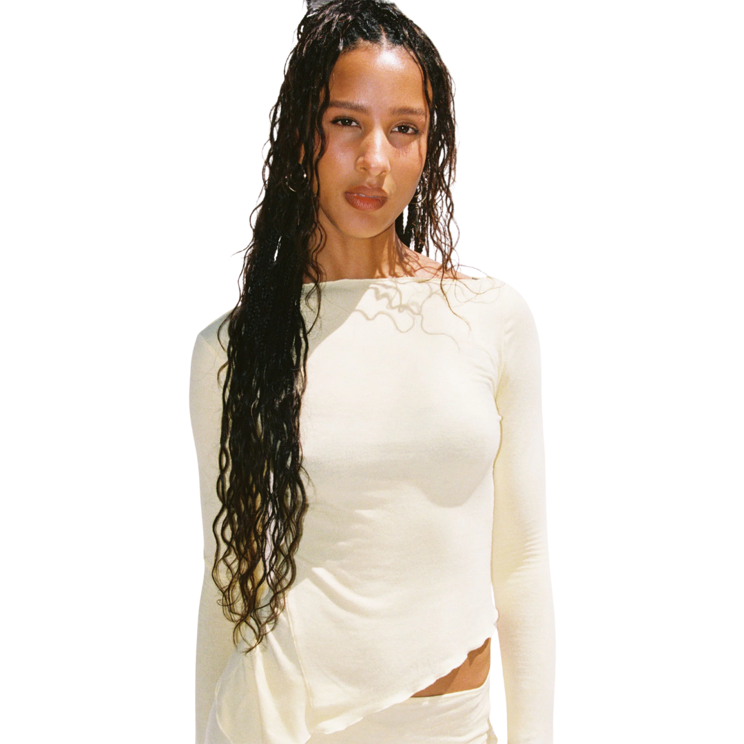Demeter Long Sleeve Top in Pink
