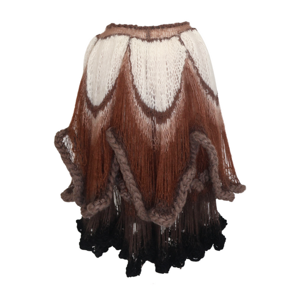 monepine/モネピネballoon layered skirt poppy Corset balloon mini skirt (white) – POPPY