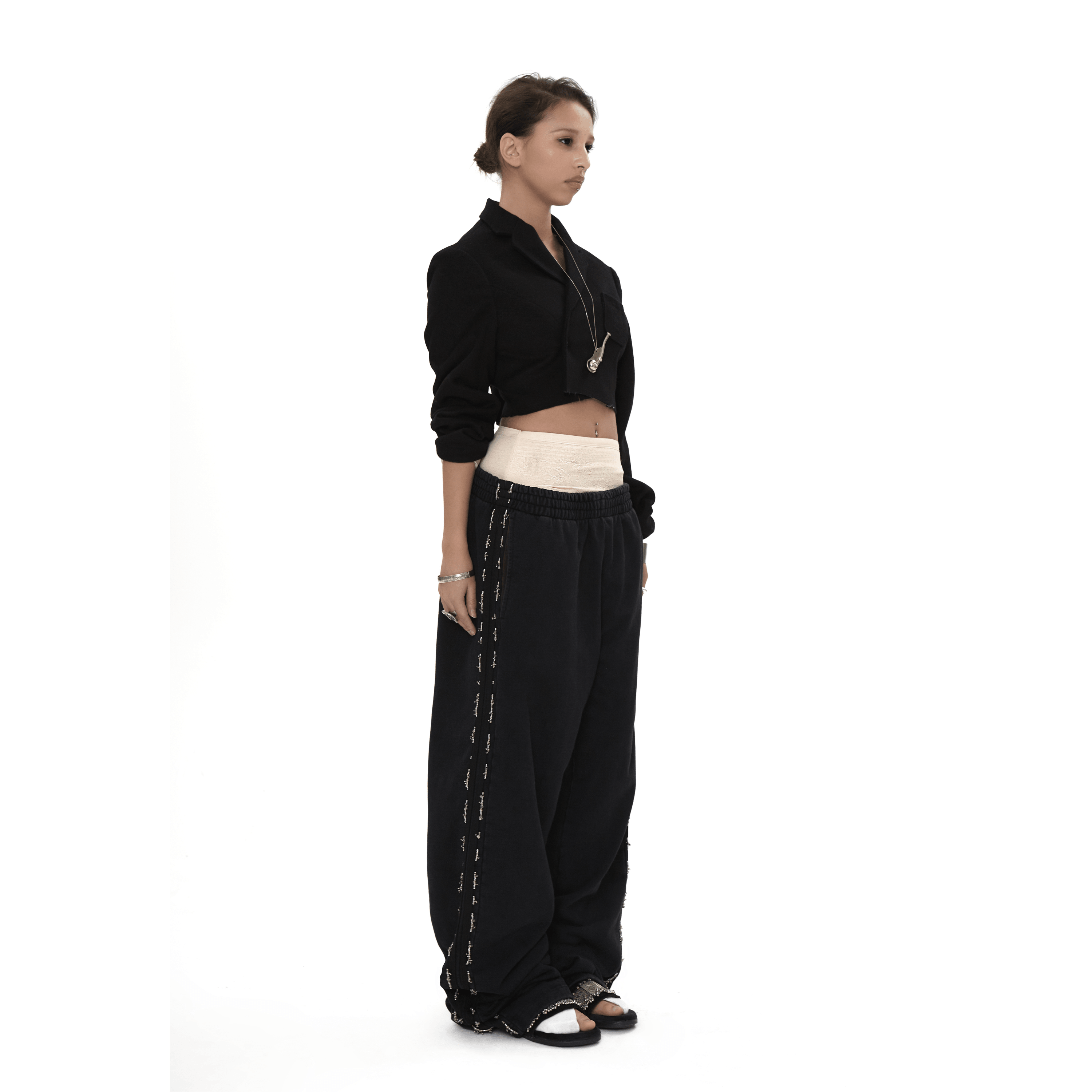 Beaded Track Pant – ap0cene