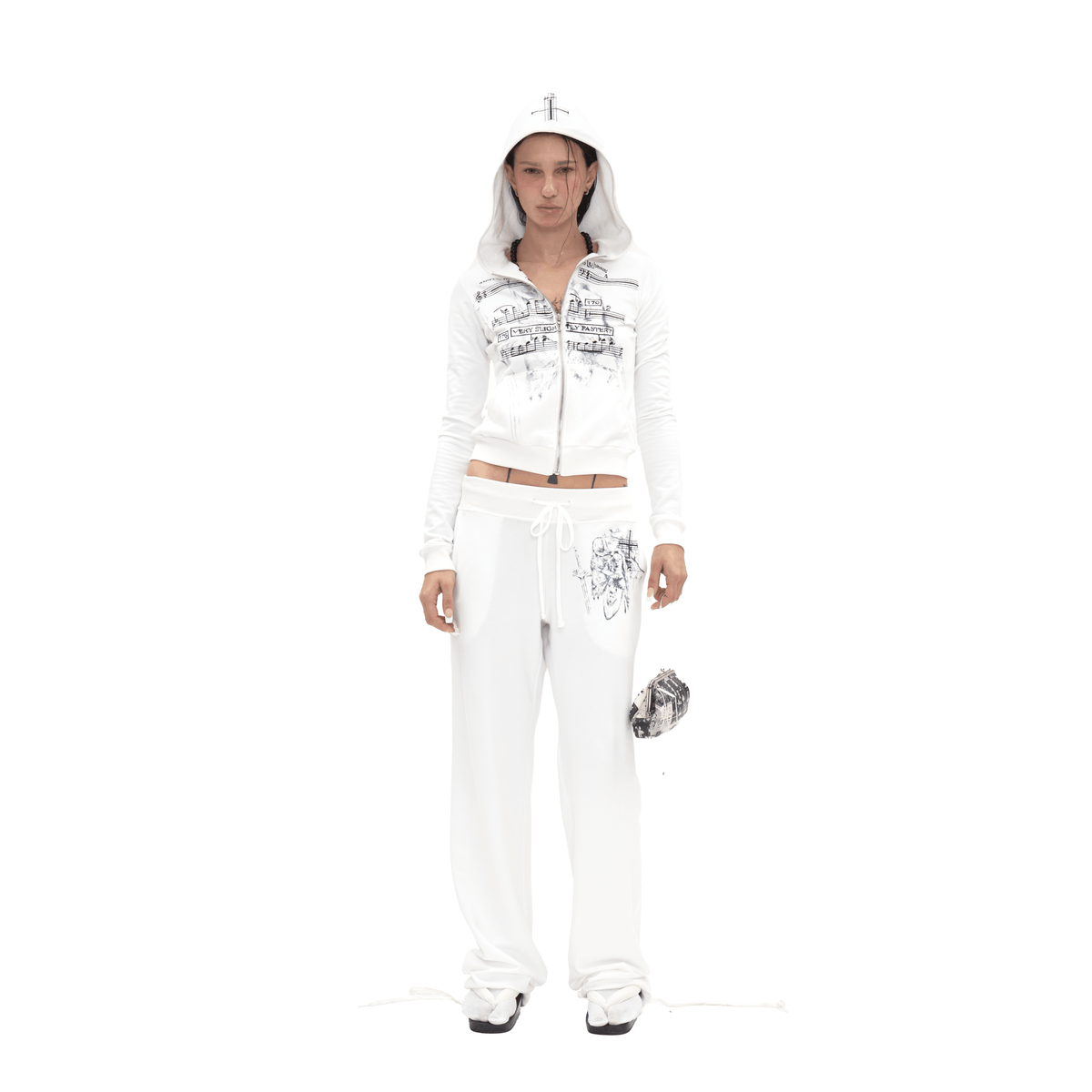 Stressed Musician Pants in White