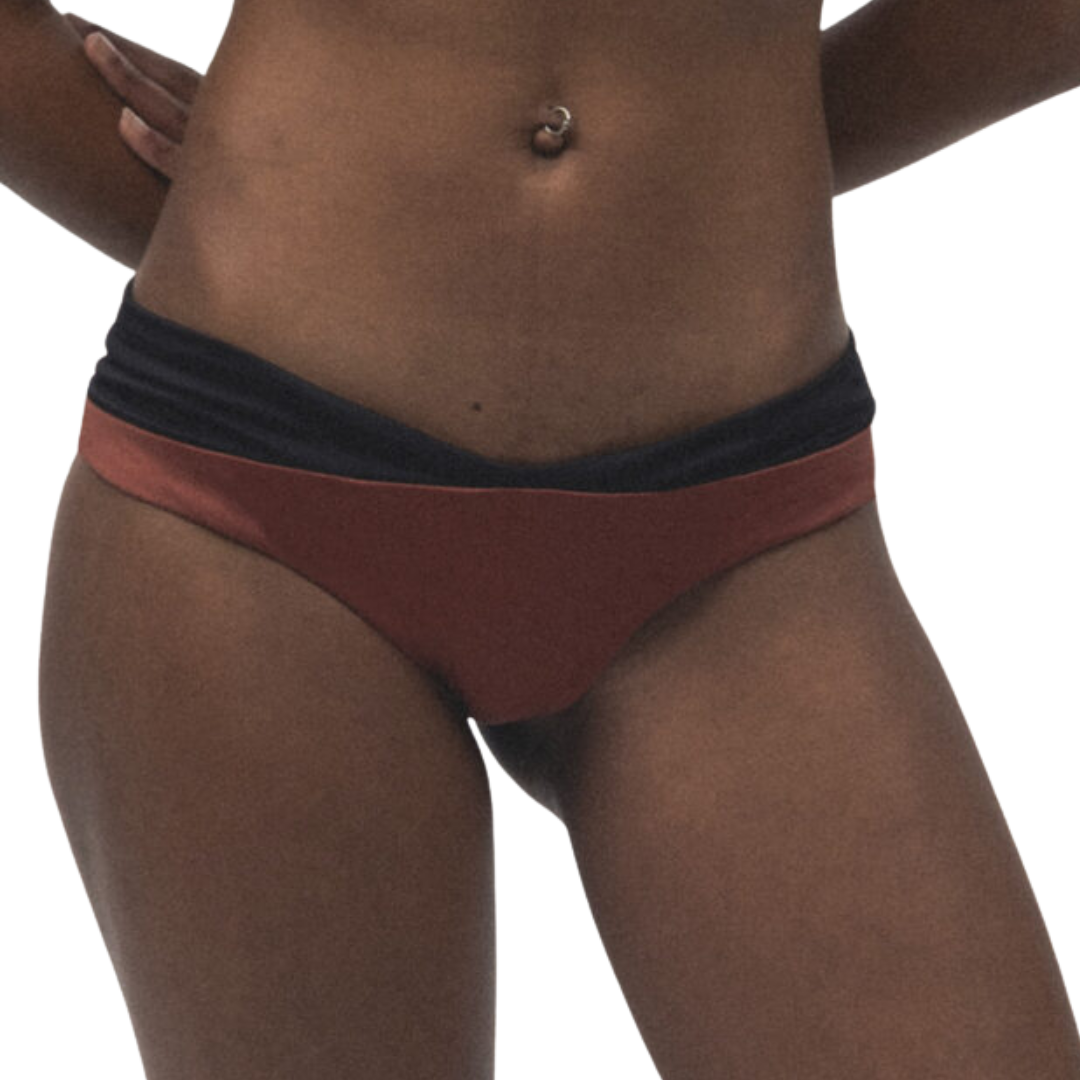 구리색 피기 비키니 바텀